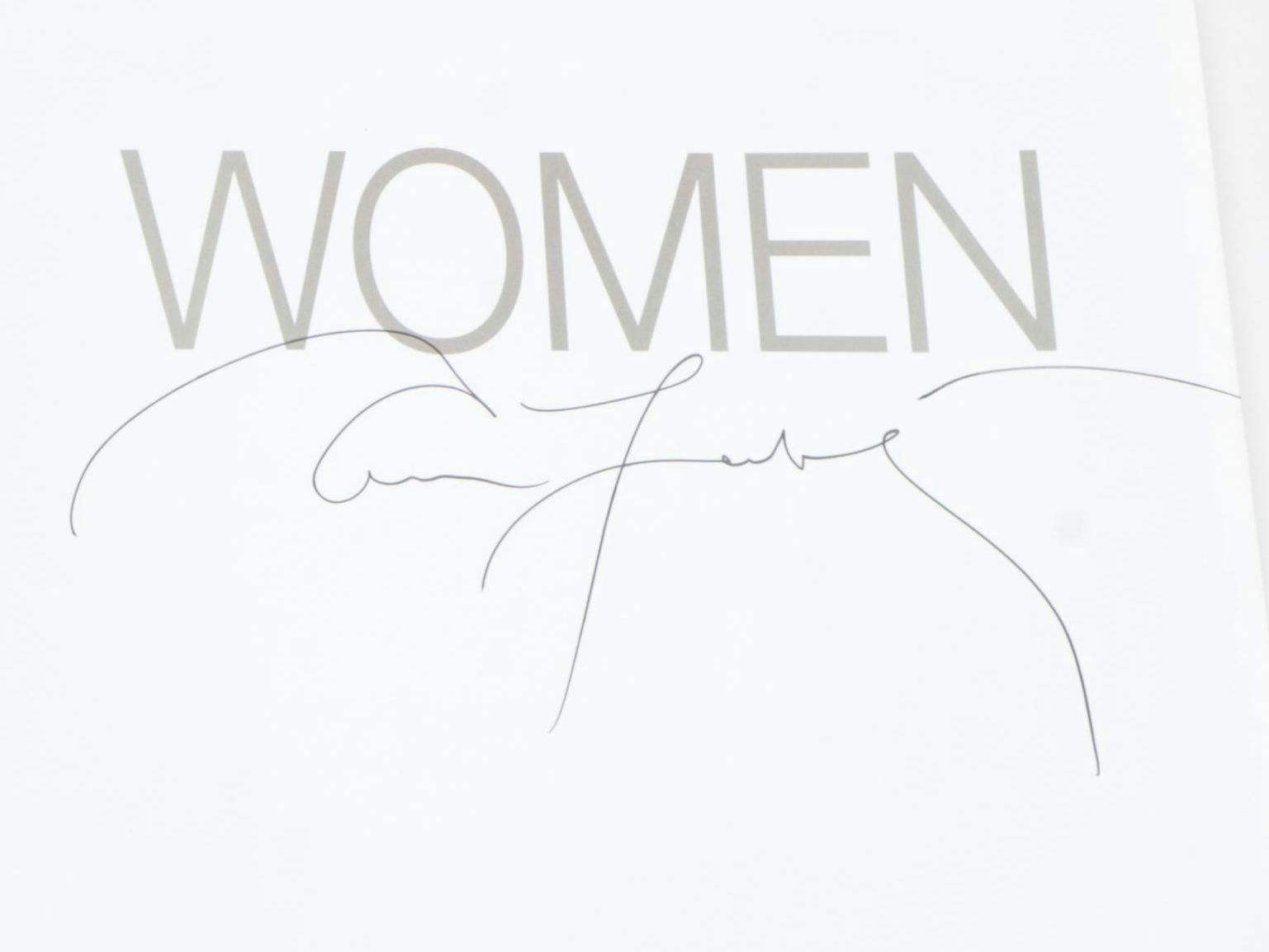 Signed First Paperback Edition "Women" by Annie Leibovitz and Susan Sontag