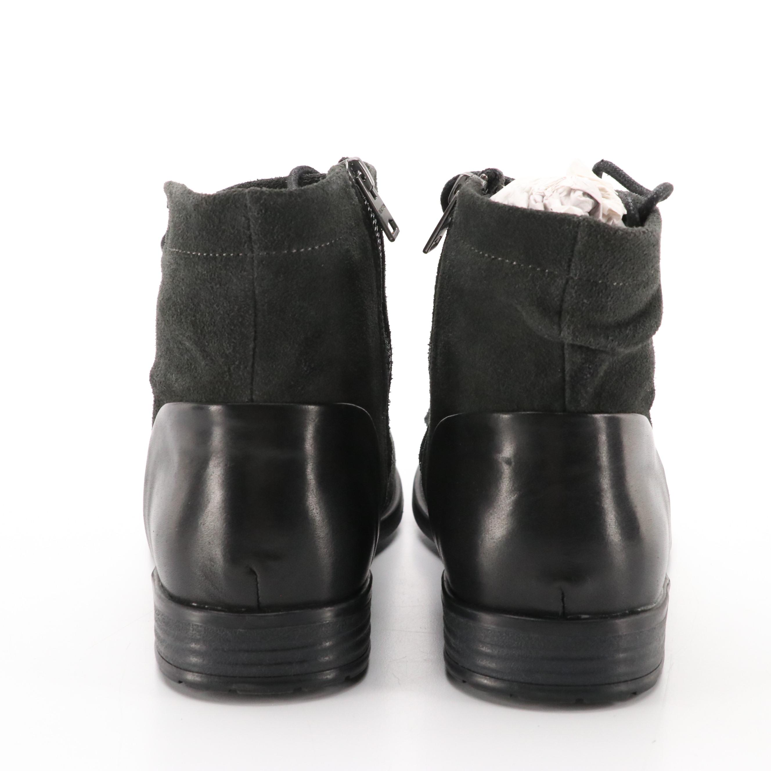 Men's Kenneth Cole Zenith Boots in Black Leather with Box