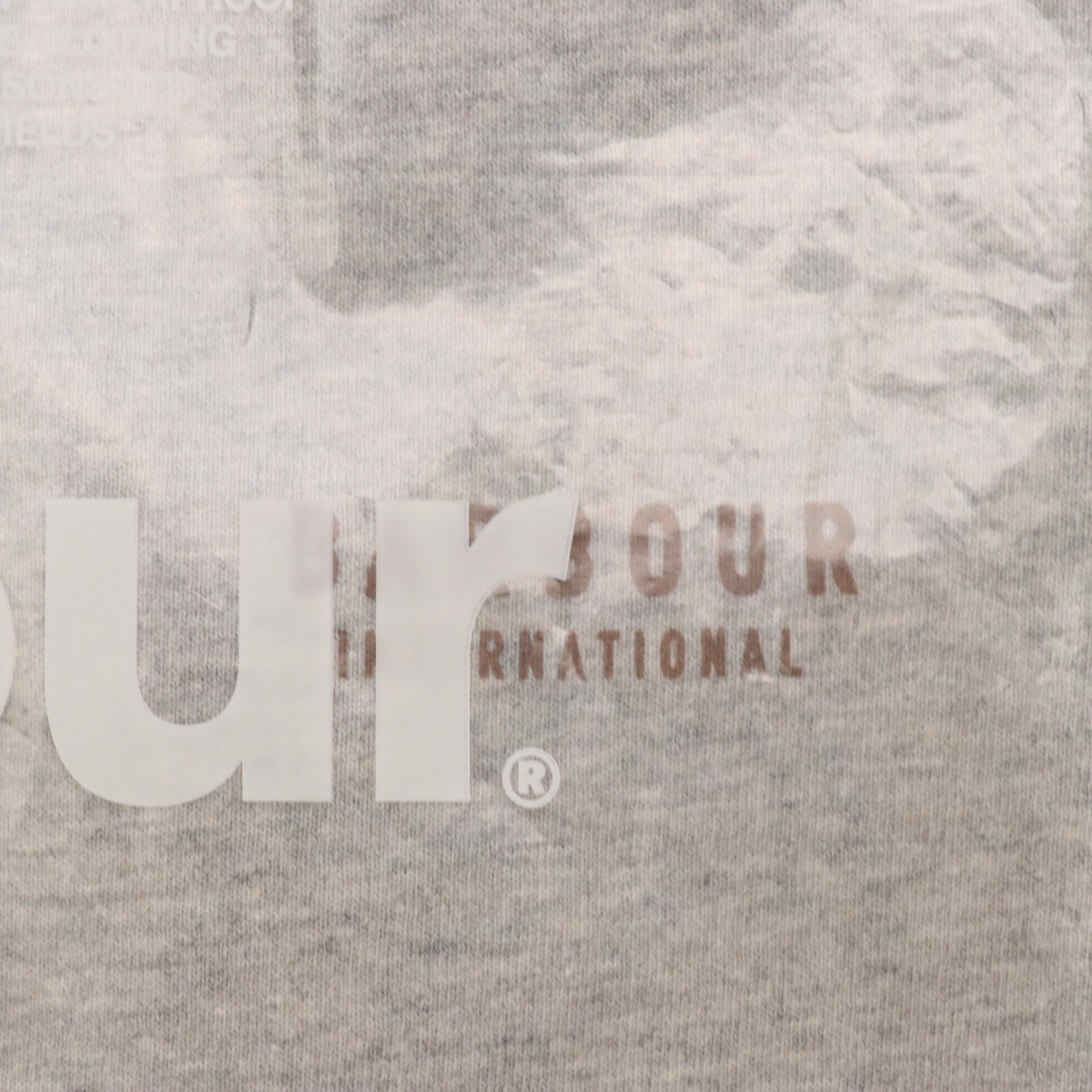 Men's Barbour International Rico T-Shirt in Gray Cotton, With Tag