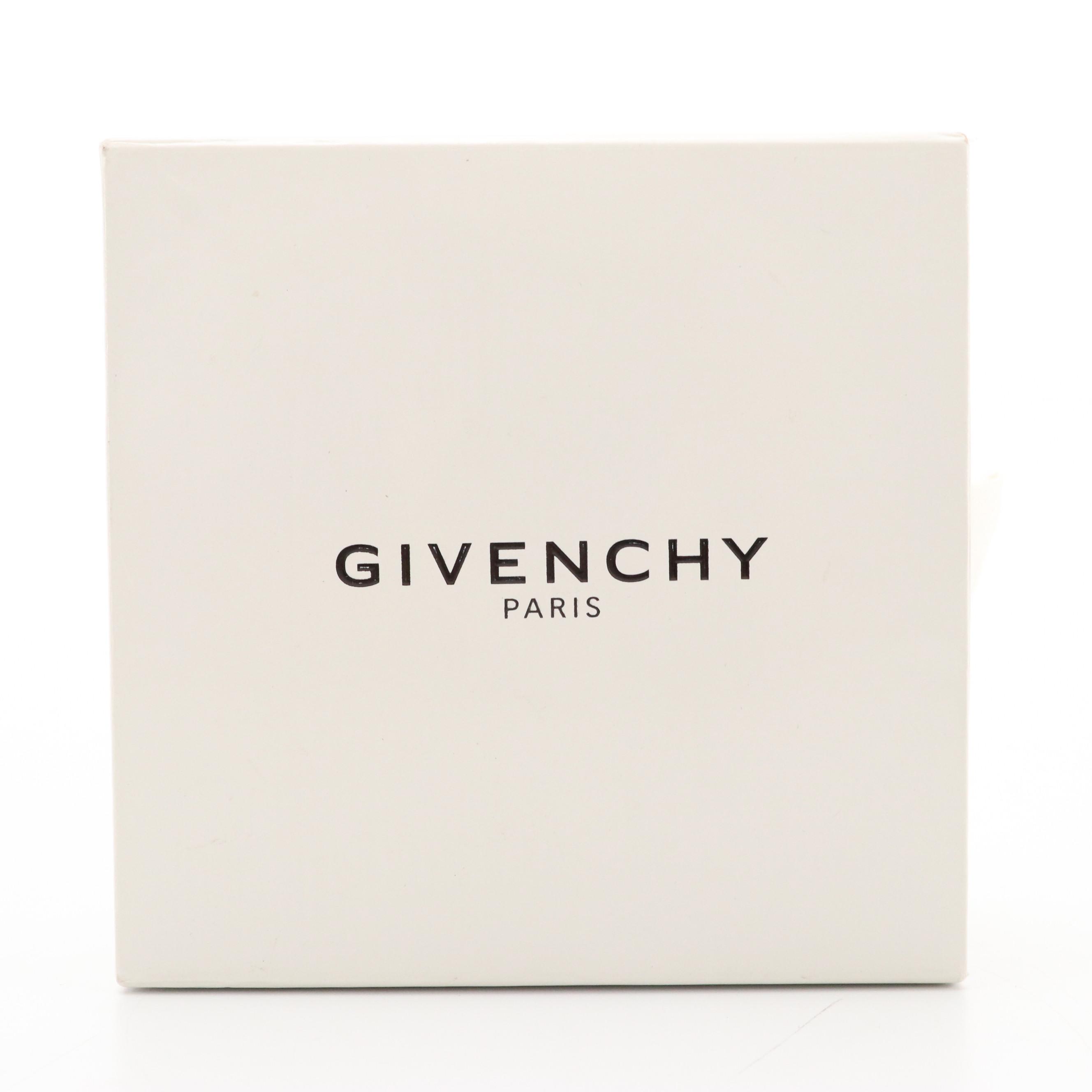 Givenchy Mystic 3cm Belt in Black Calfskin Leather with Box and Retail Tag