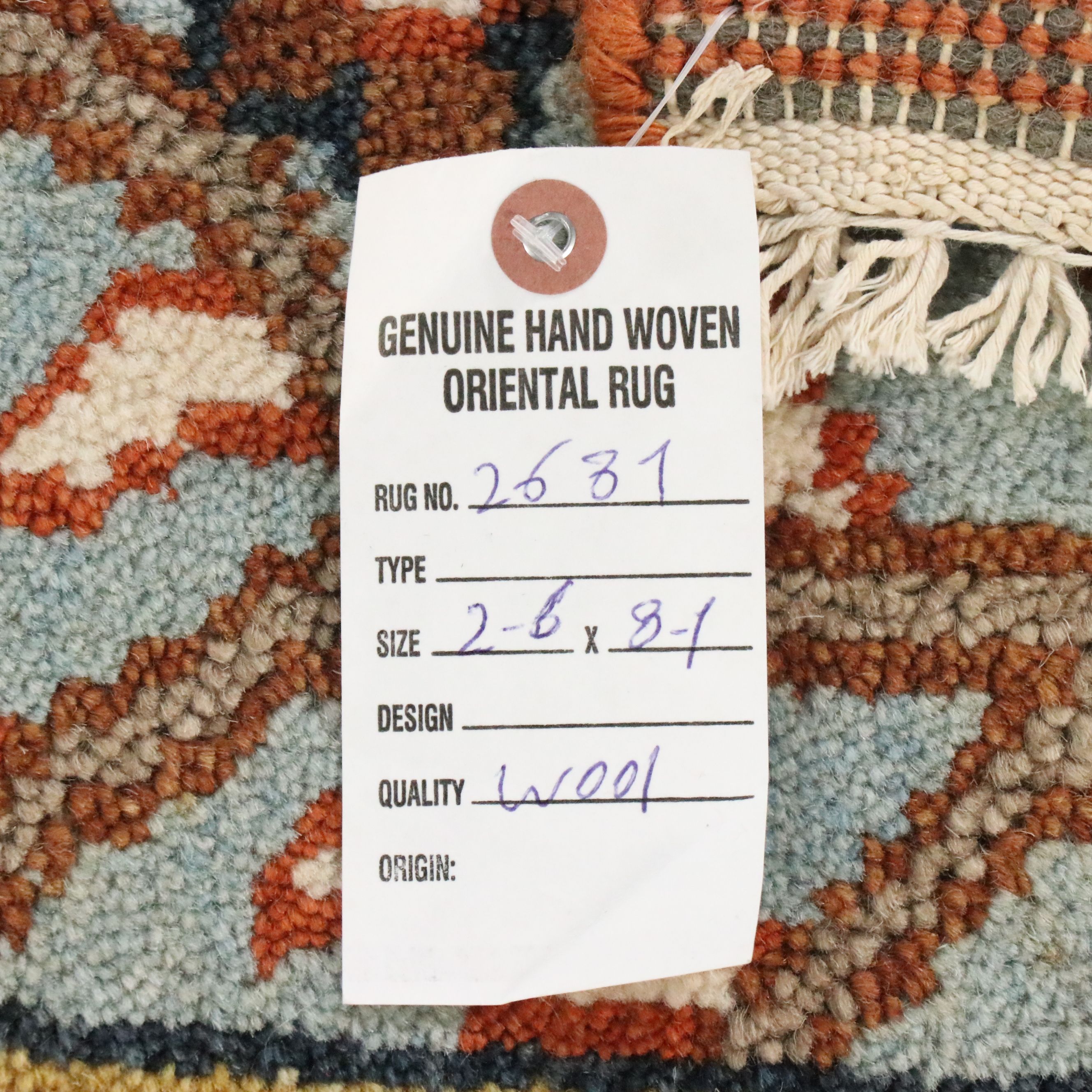 2'7 x 8'2 Hand-Knotted Indo-Persian Pictorial Carpet Runner