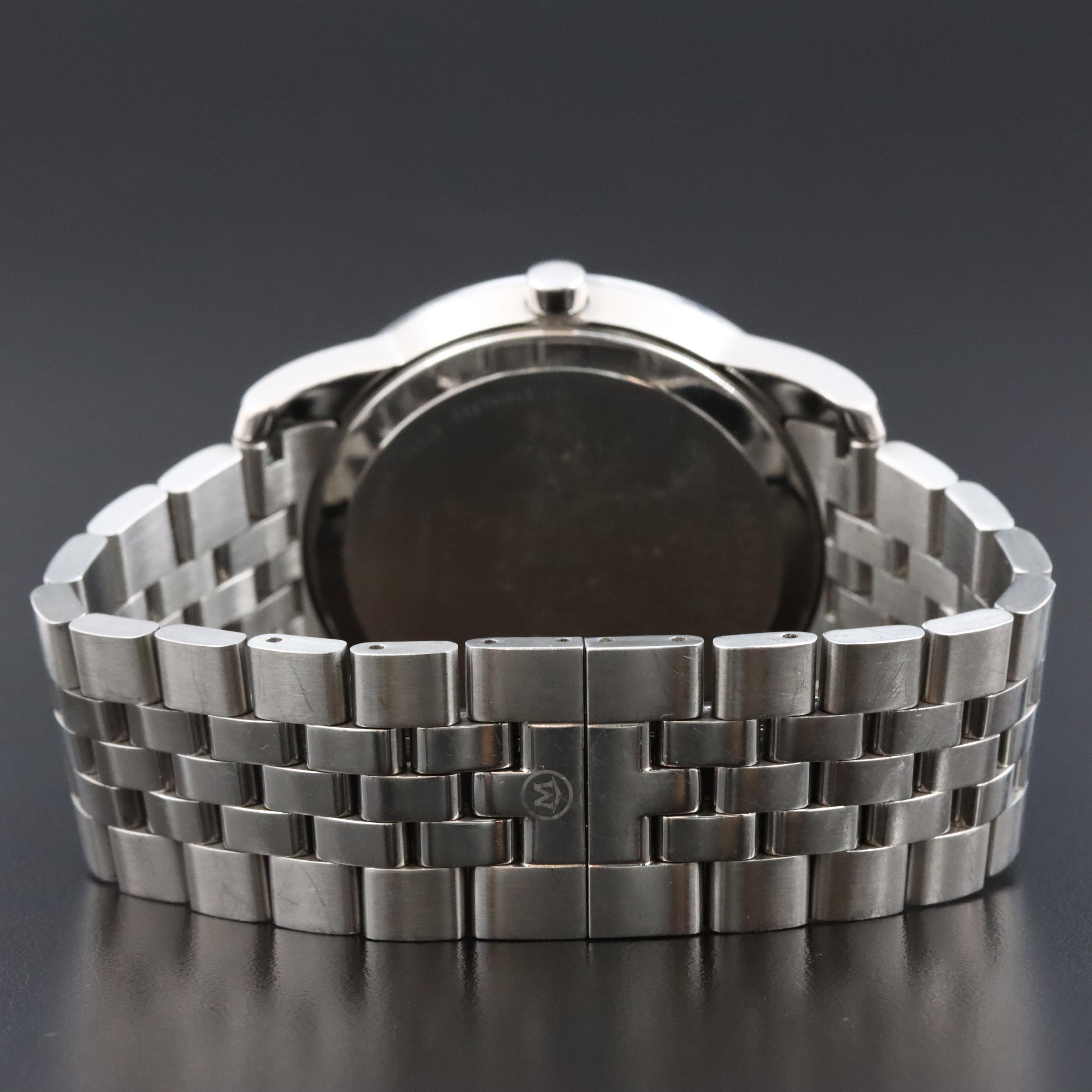 Movado Museum Classic Black 40mm Steel Quartz Watch 07.1.14.1142