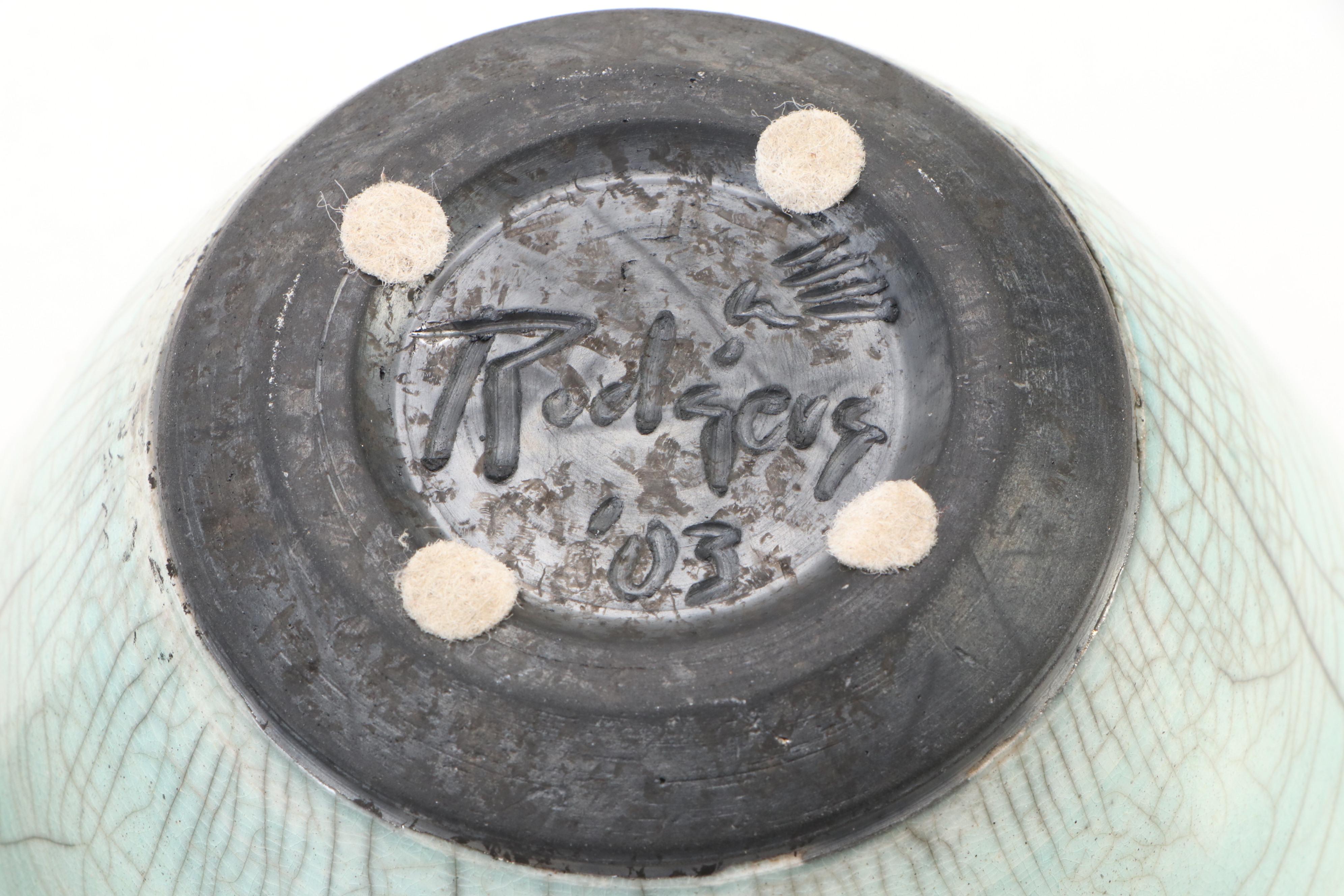 Sauri Warli Style Friendship Vase with Other Art Pottery Vessels