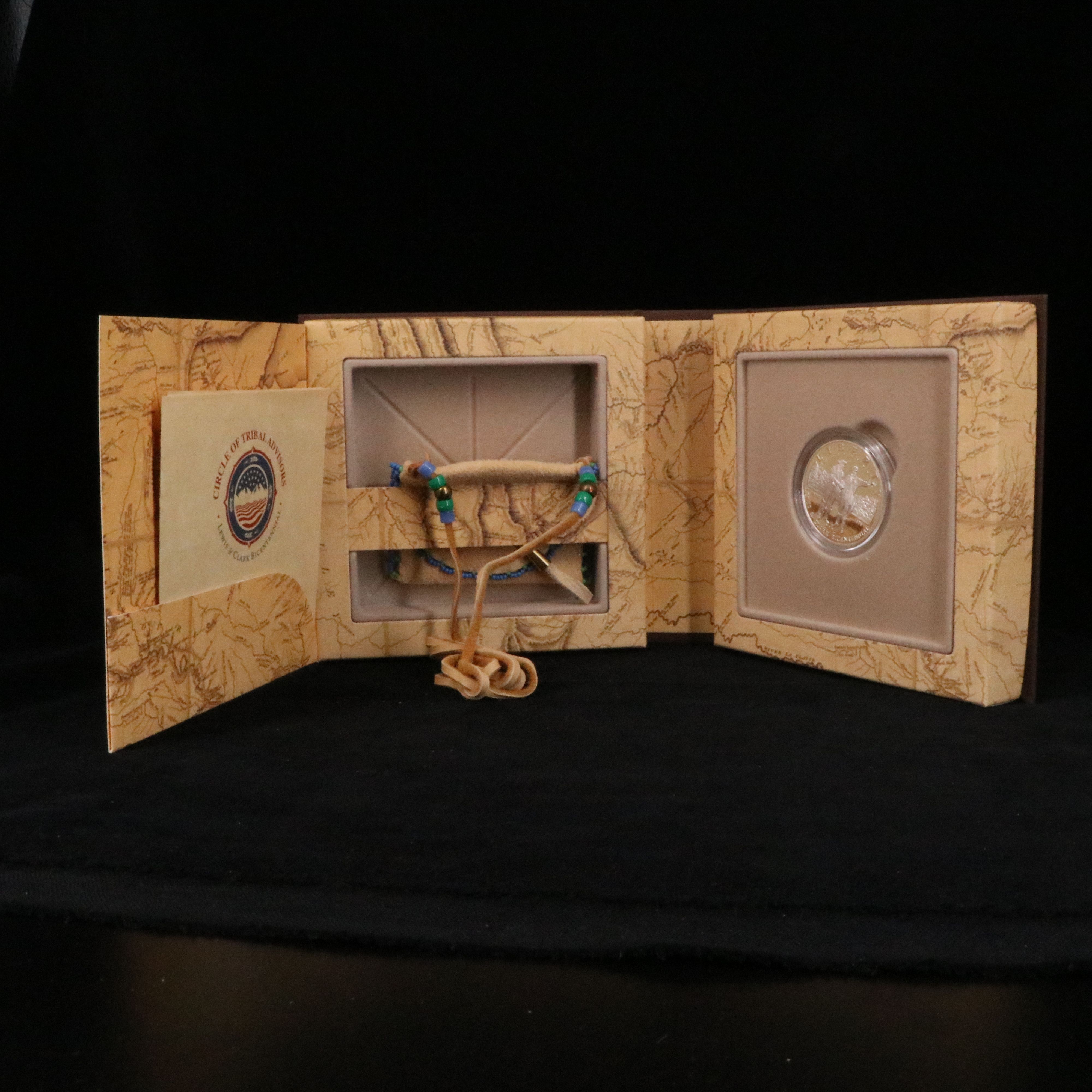 Two 2004 Lewis & Clark U.S. Mint Coin and Pouch Set