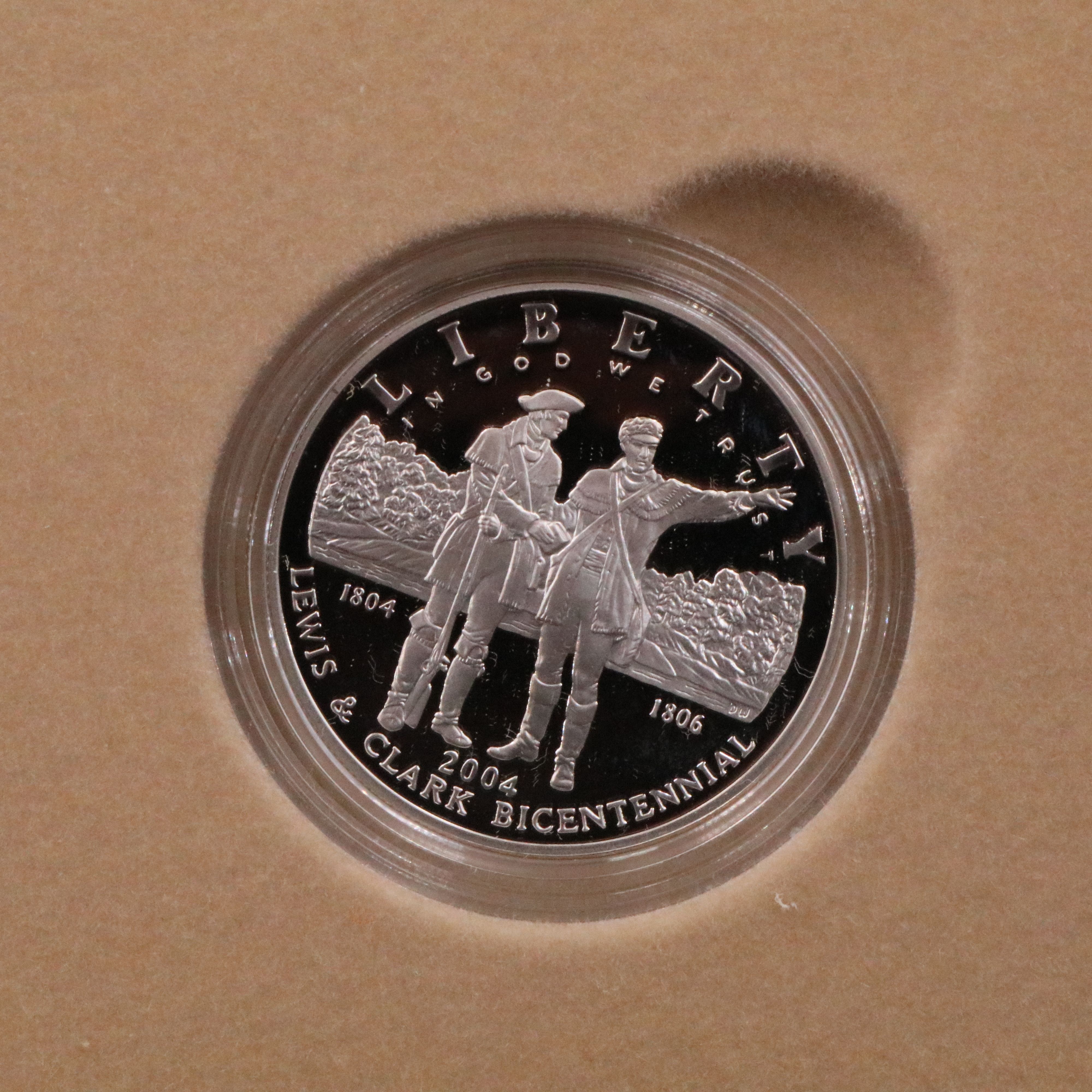 Two 2004 Lewis & Clark U.S. Mint Coin and Pouch Set