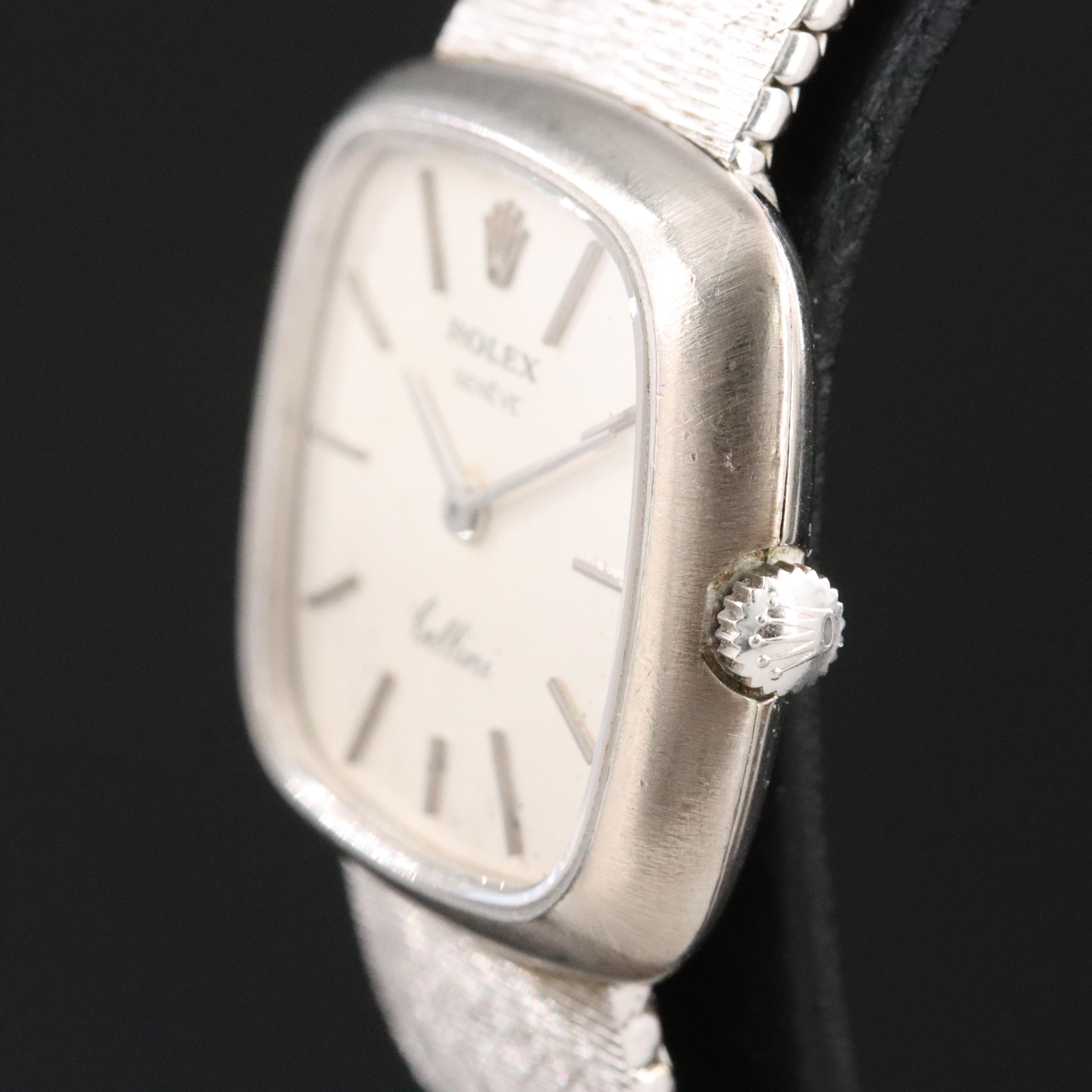 Vintage Rolex Cellini 18K White Gold 26mm Manual-Wind Watch ref. 3825 c.1970