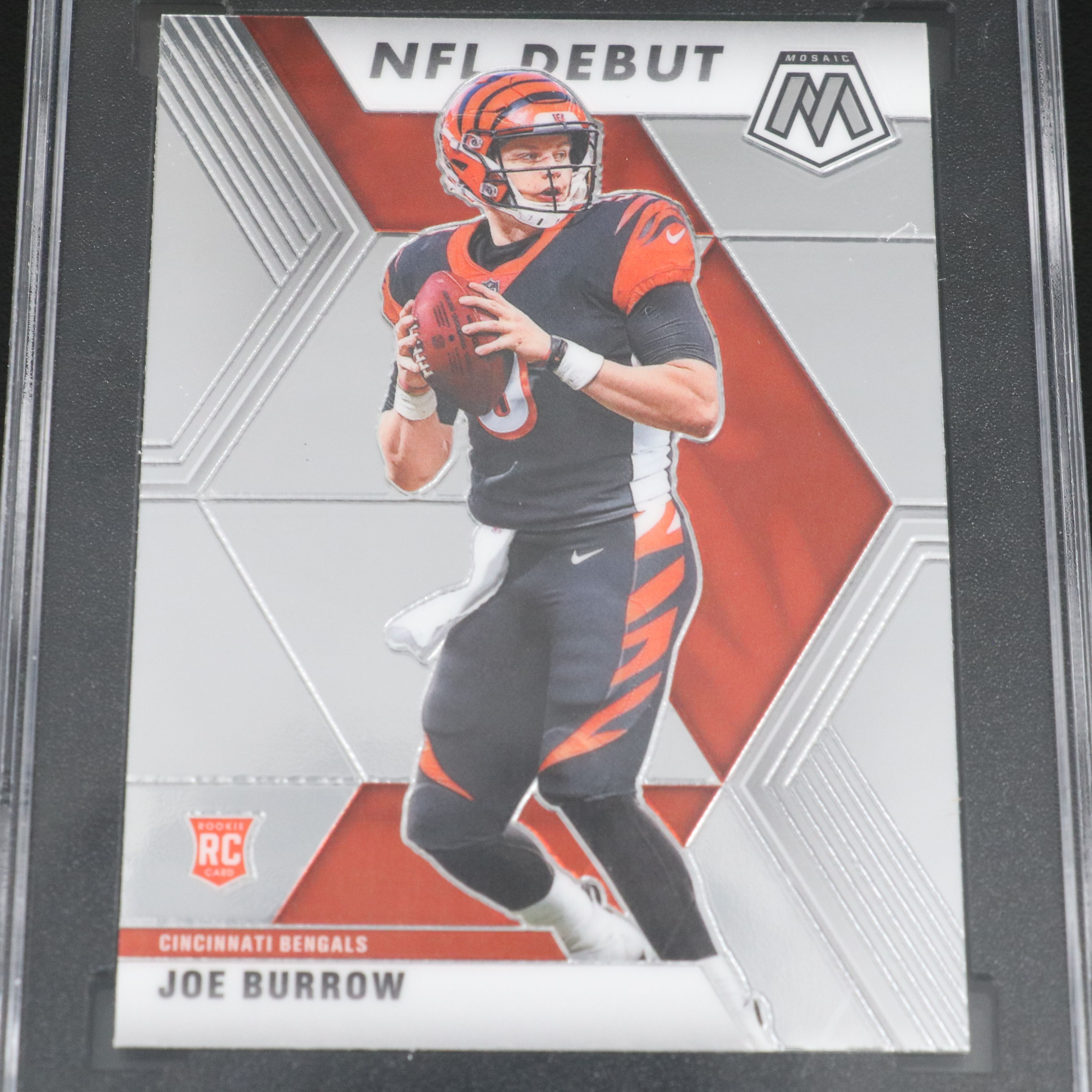 2020 Mosaic Joe Burrow Cincinnati Bengals Rookie Card Graded SGC 10