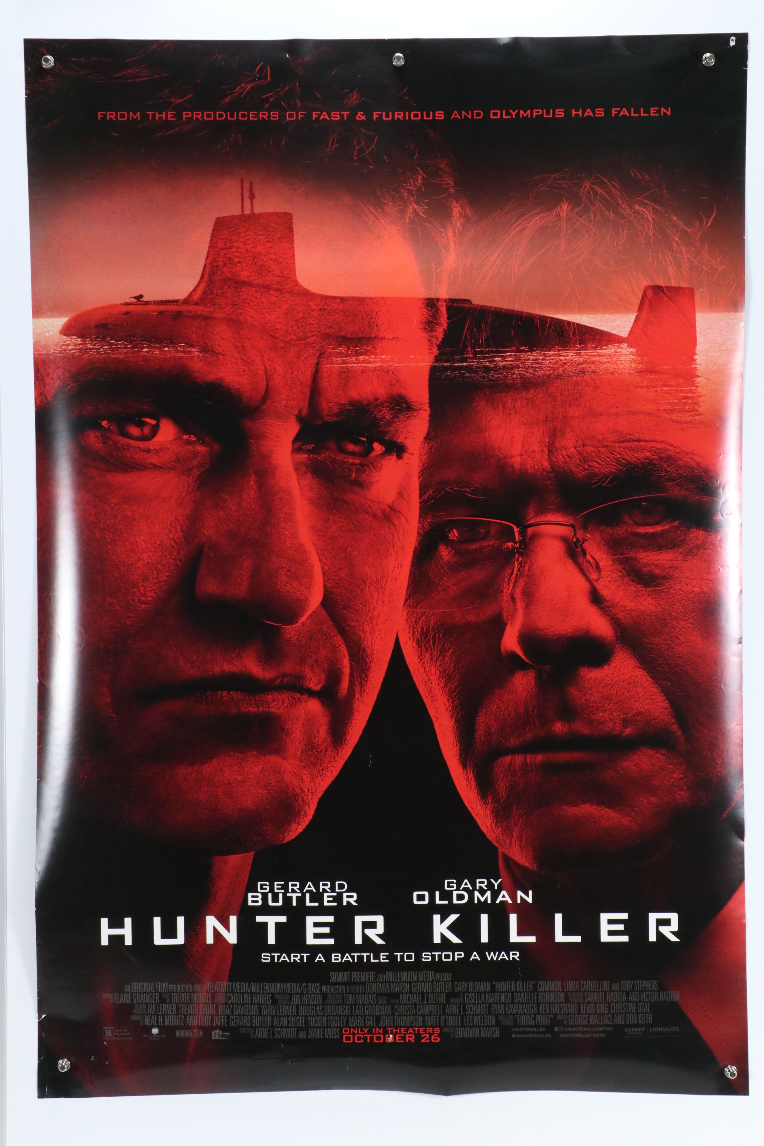 "Shanghai," "Hunter Killer," and Other Theatrical Movie Release Posters