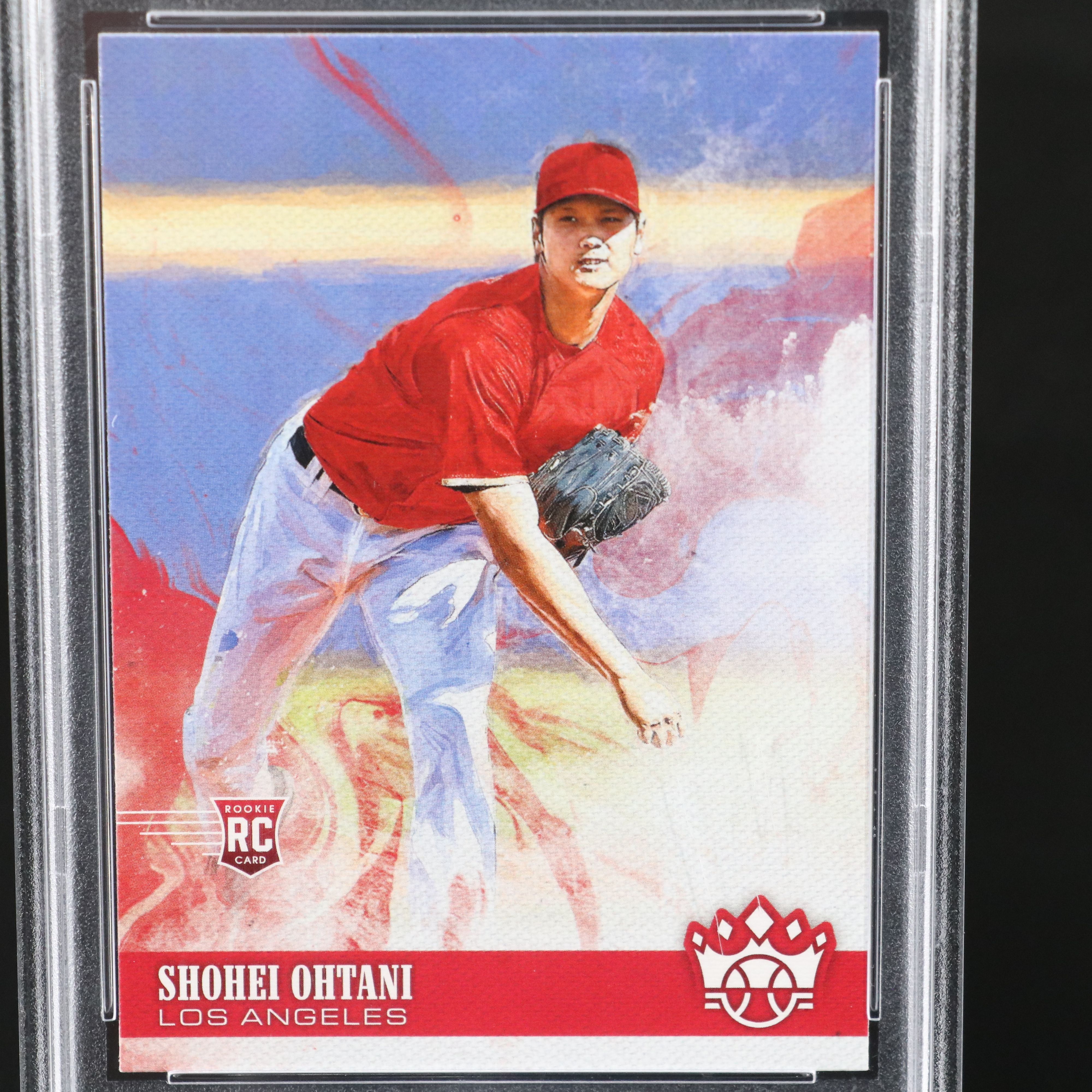 2018 Diamond Kings Shohei Ohtani Rookie Baseball Card Graded PSA 10