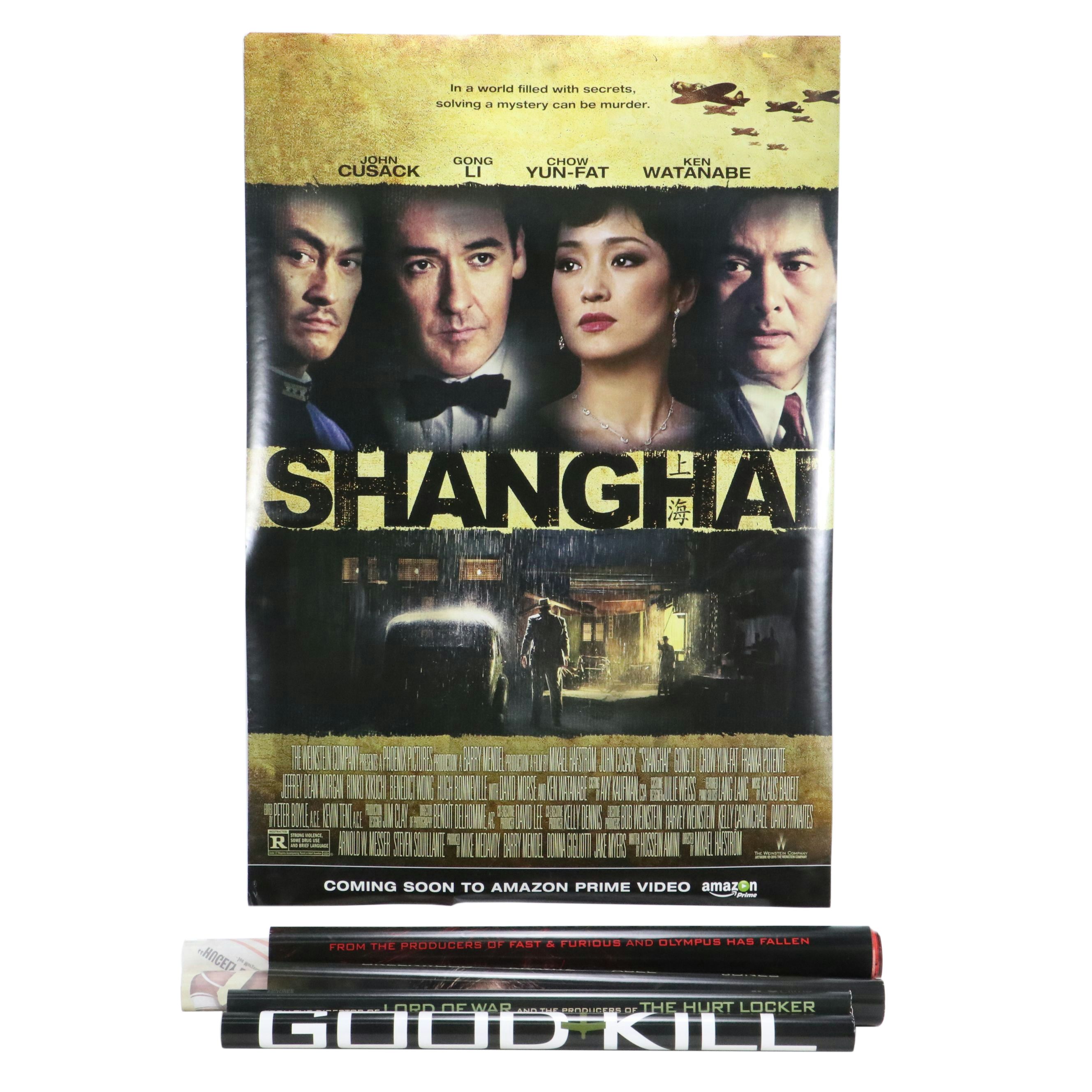 "Shanghai," "Hunter Killer," and Other Theatrical Movie Release Posters
