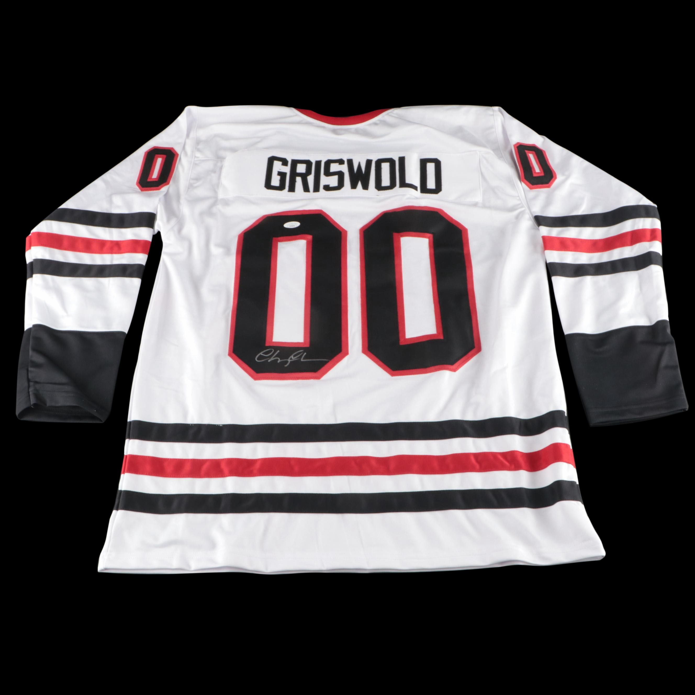 Chevy Chase Signed "Christmas Vacation: Clark Griswold" Hockey Jersey, JSA