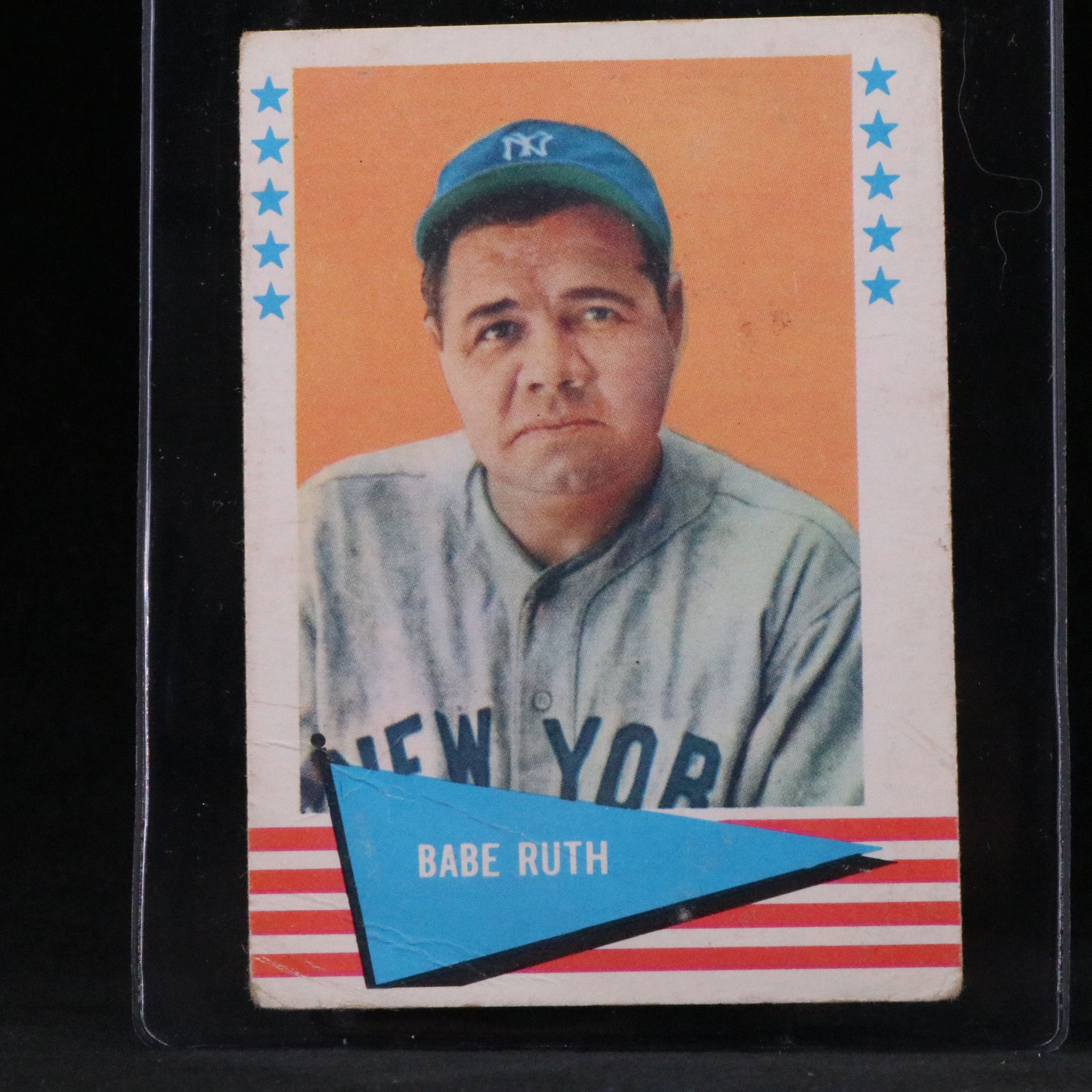 1961 Fleer Babe Ruth New York Yankees Baseball Card