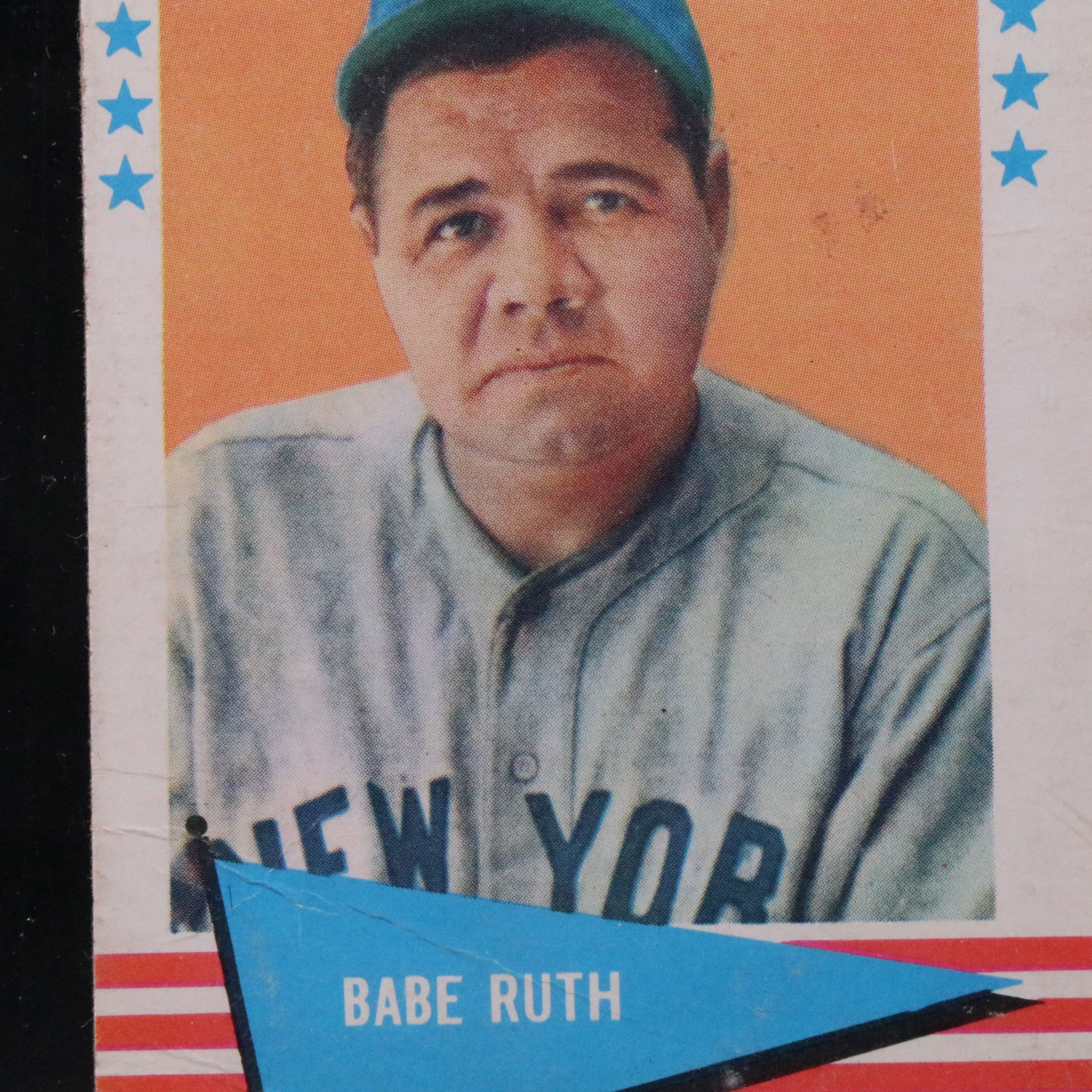 1961 Fleer Babe Ruth New York Yankees Baseball Card