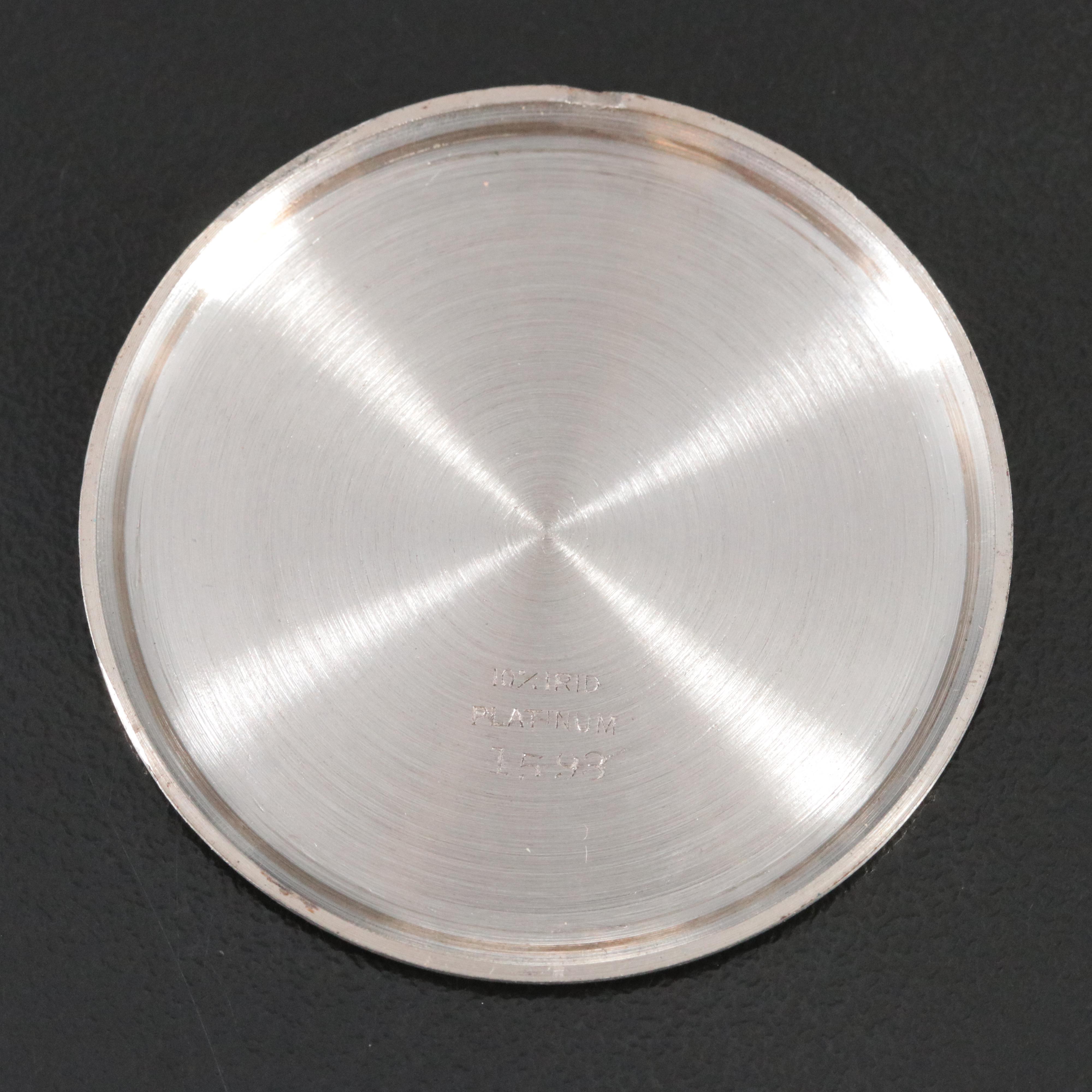 E. Mathey-Tissot & Co Platinum Art Deco Pocket Watch