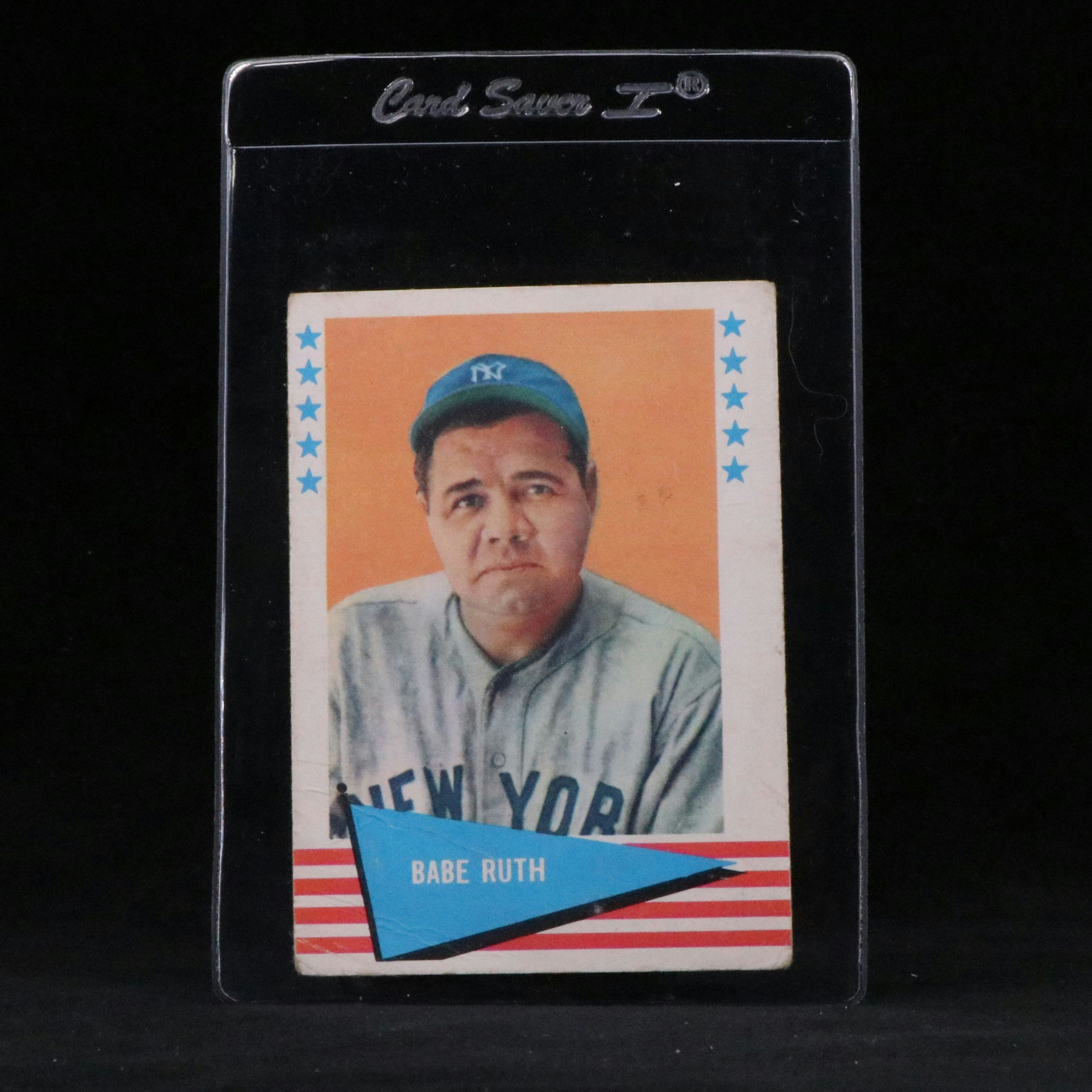 1961 Fleer Babe Ruth New York Yankees Baseball Card