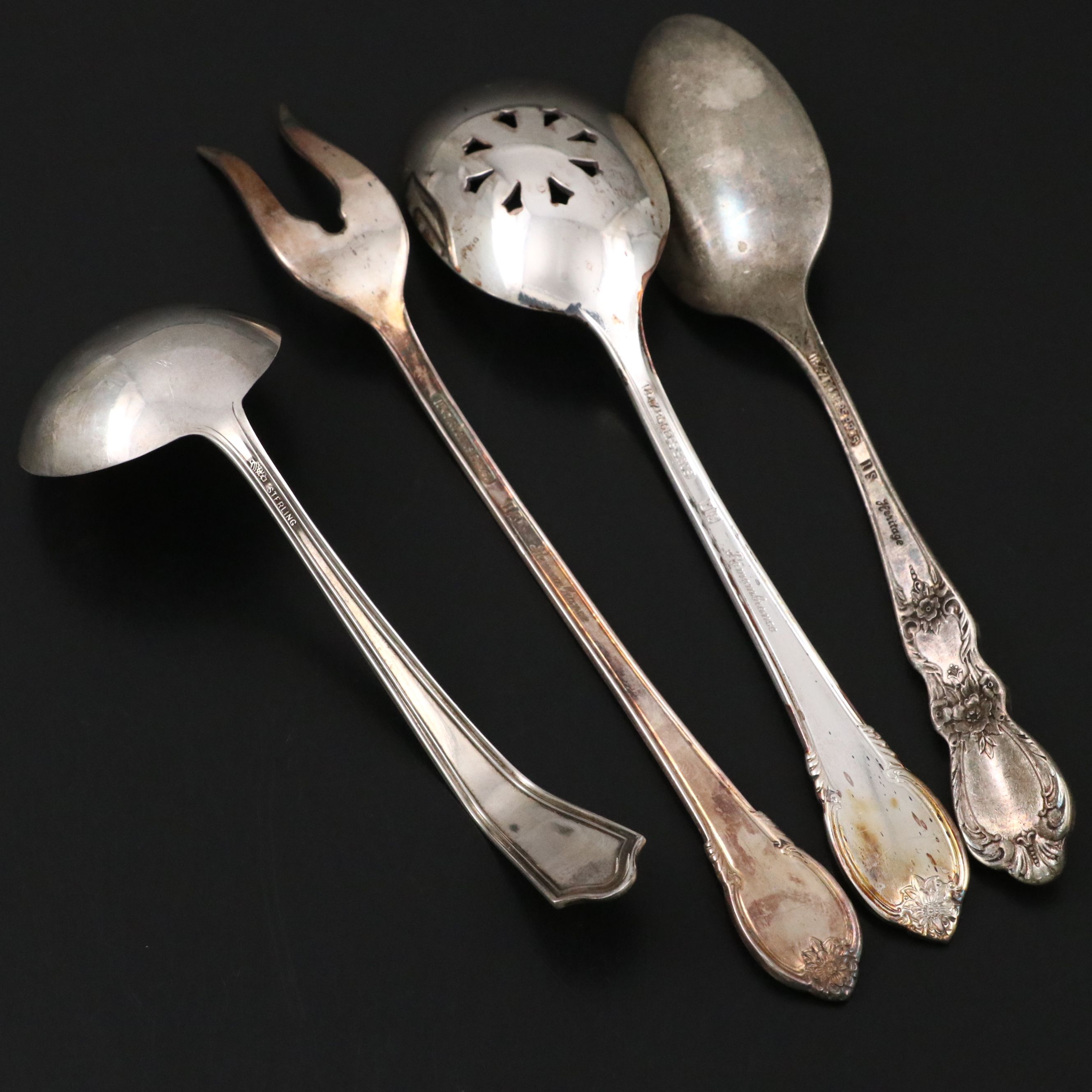 International Silver "Prelude" Sterling Flatware with Storage Chest