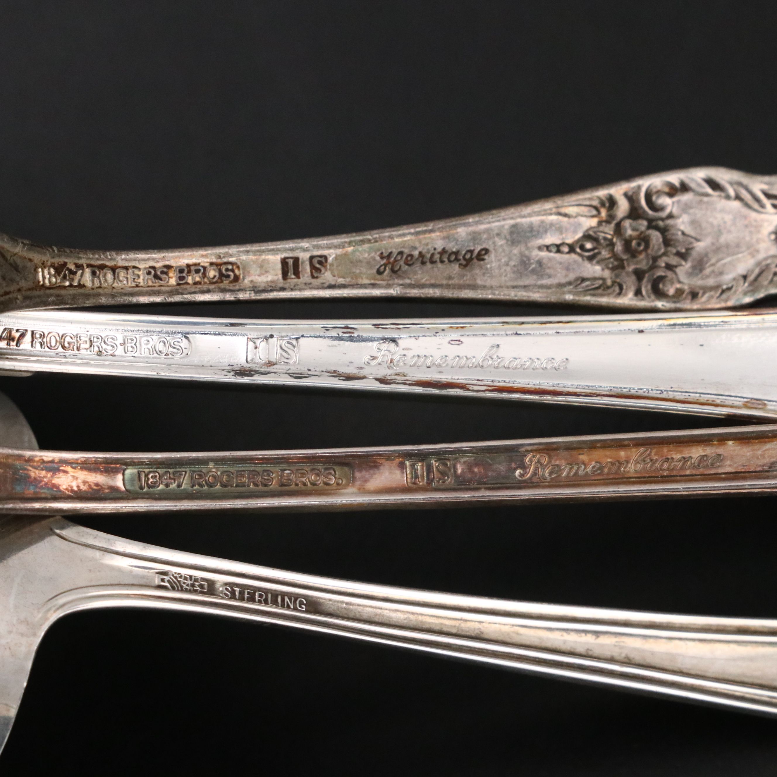 International Silver "Prelude" Sterling Flatware with Storage Chest