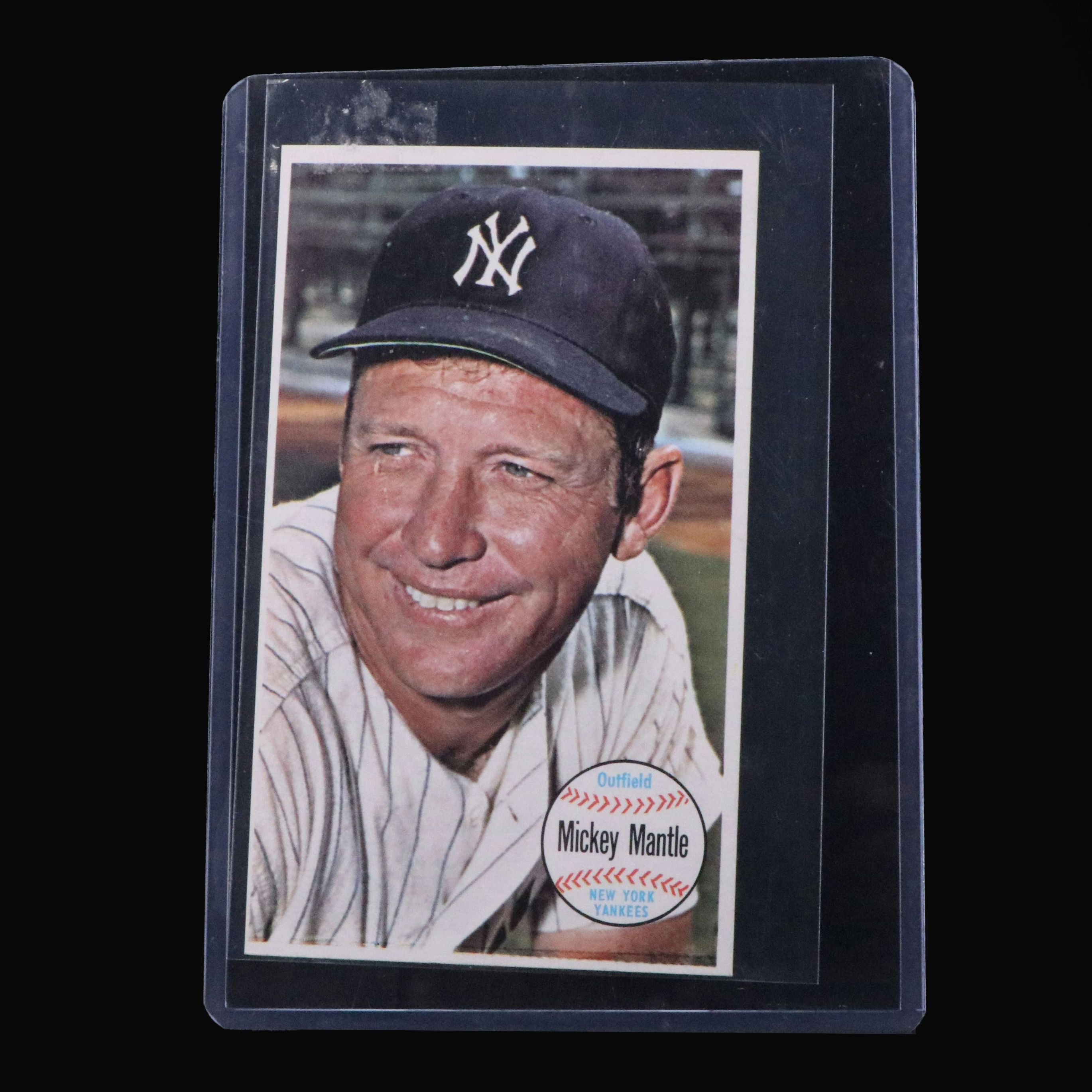 1964 Topps Giants Mickey Mantle New York Yankees Baseball Card