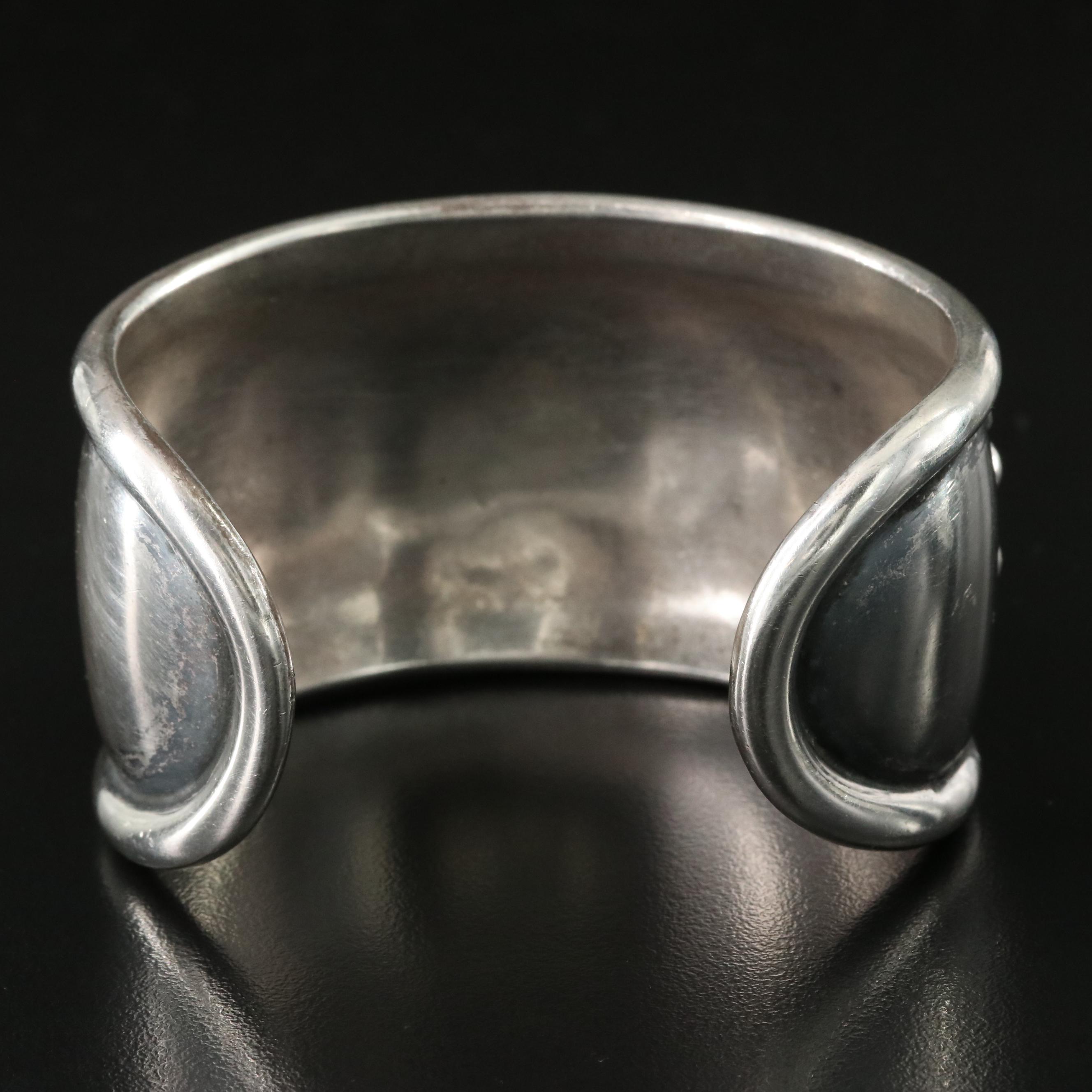 Southwestern Sterling Turquoise Cuff