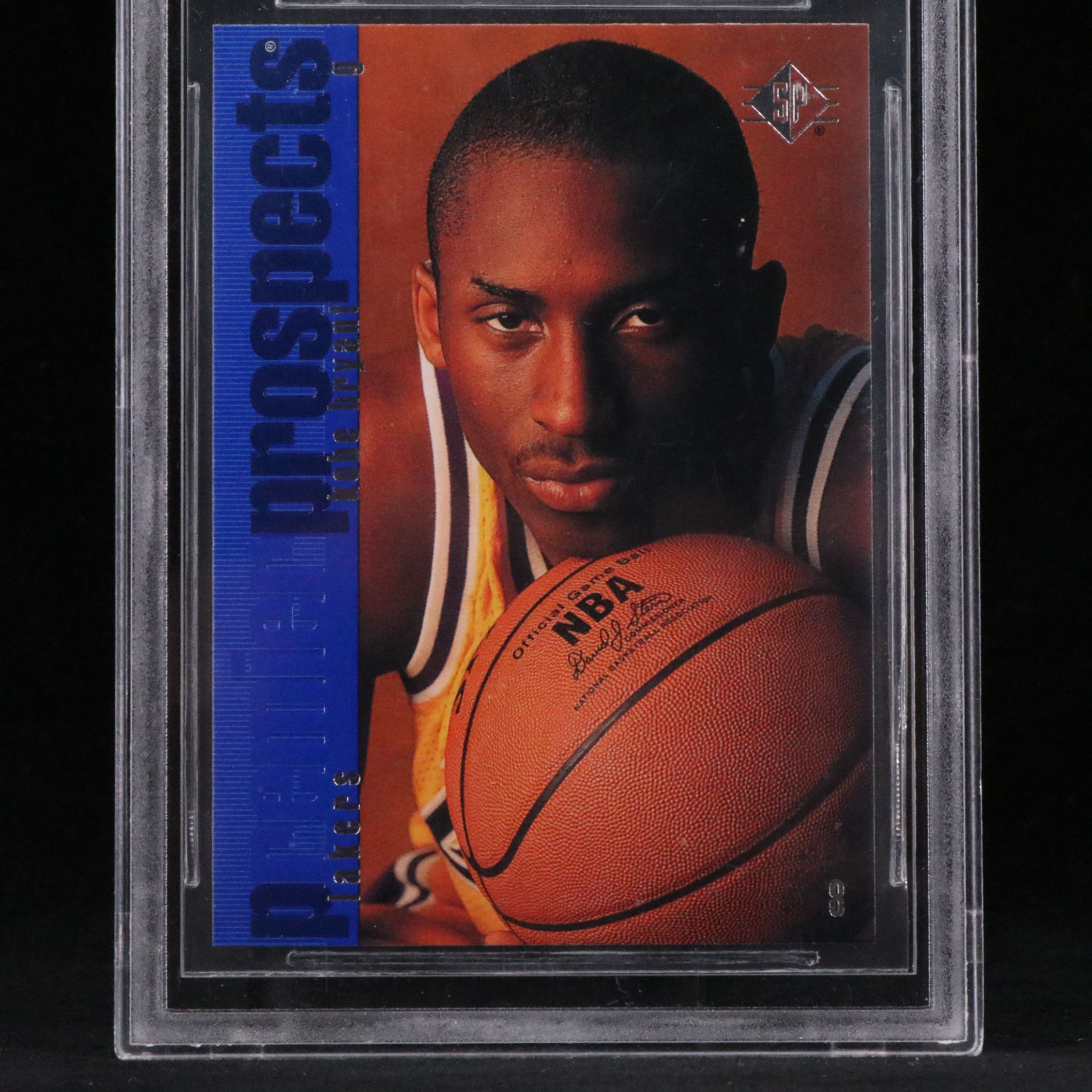 1996-97 SP Kobe Bryant Los Angeles Lakers Rookie Card Graded BGS 9