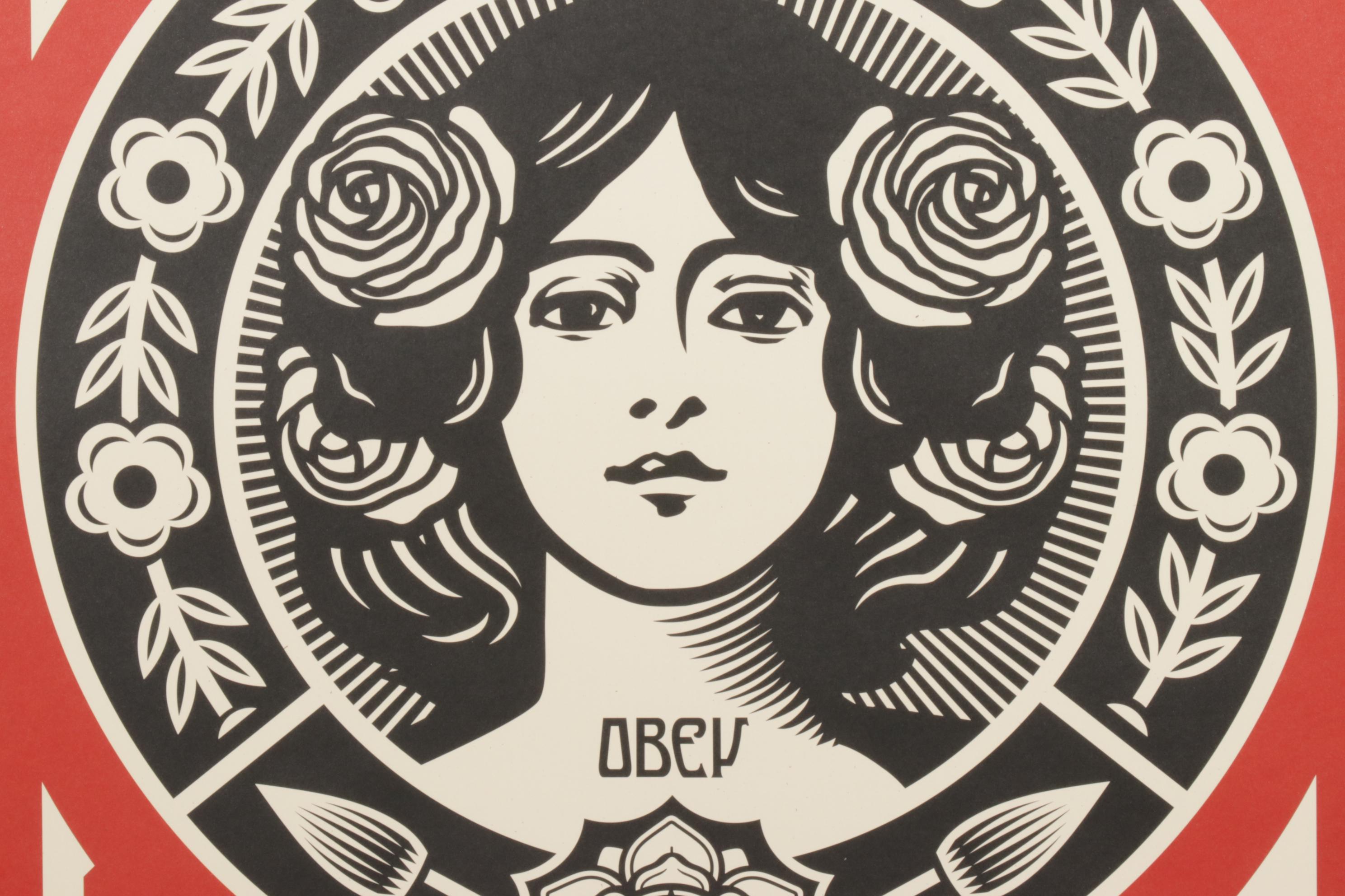 Shepard Fairey "Make Art, Not War" Offset Lithograph, 2025