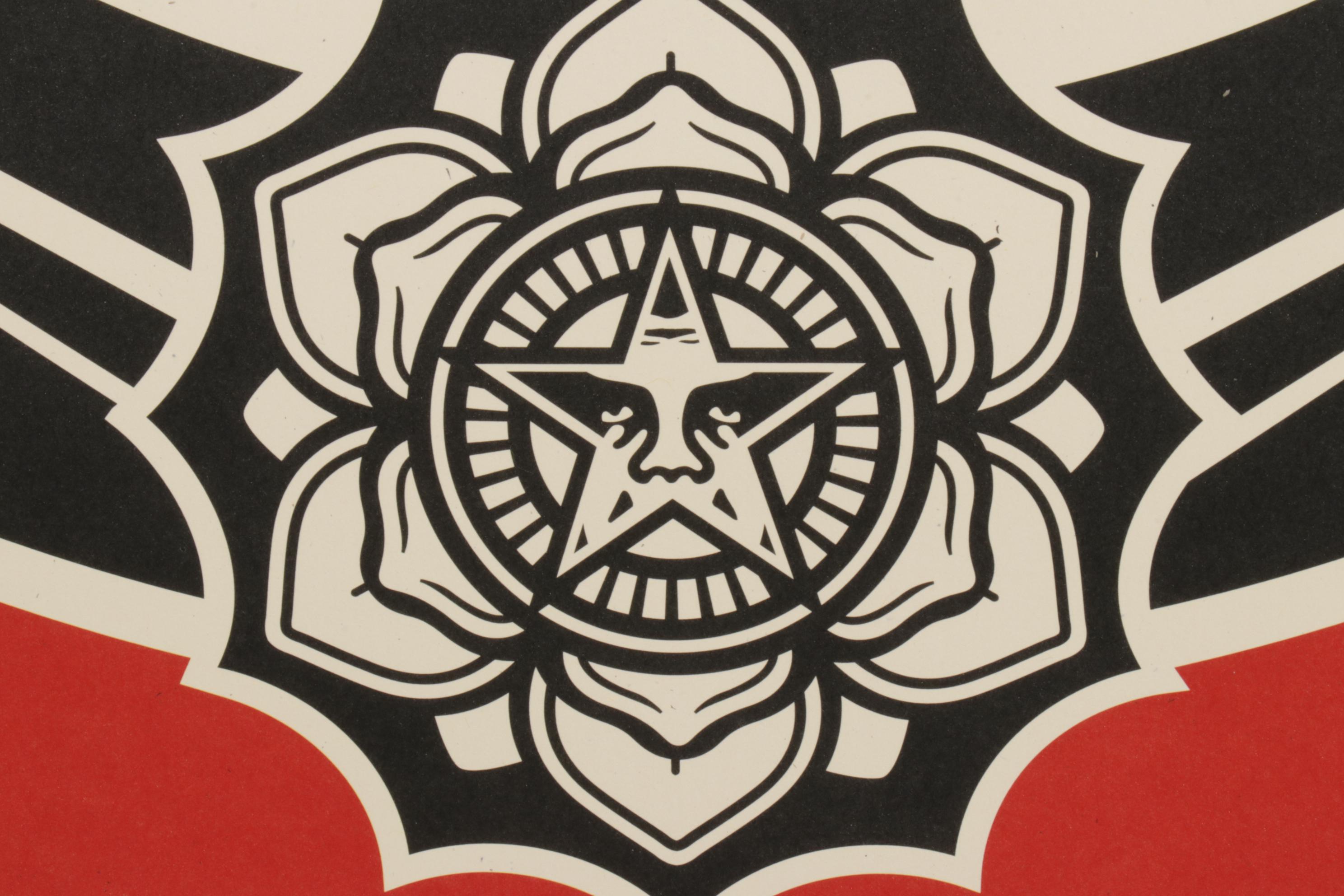 Shepard Fairey "Make Art, Not War" Offset Lithograph, 2025