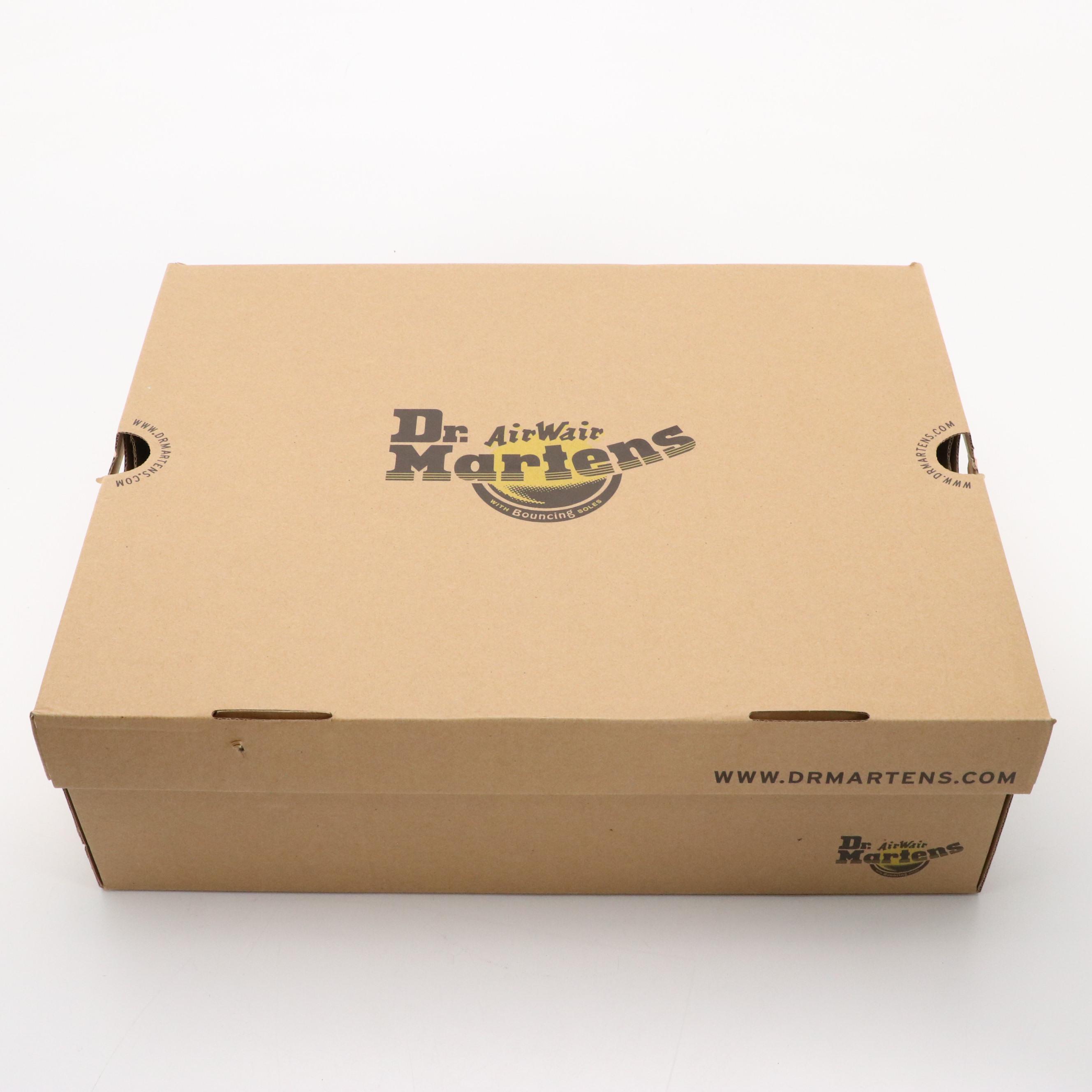 Dr. Martens Jadon Alt Platform Boots in Black Buttero Leather with Box