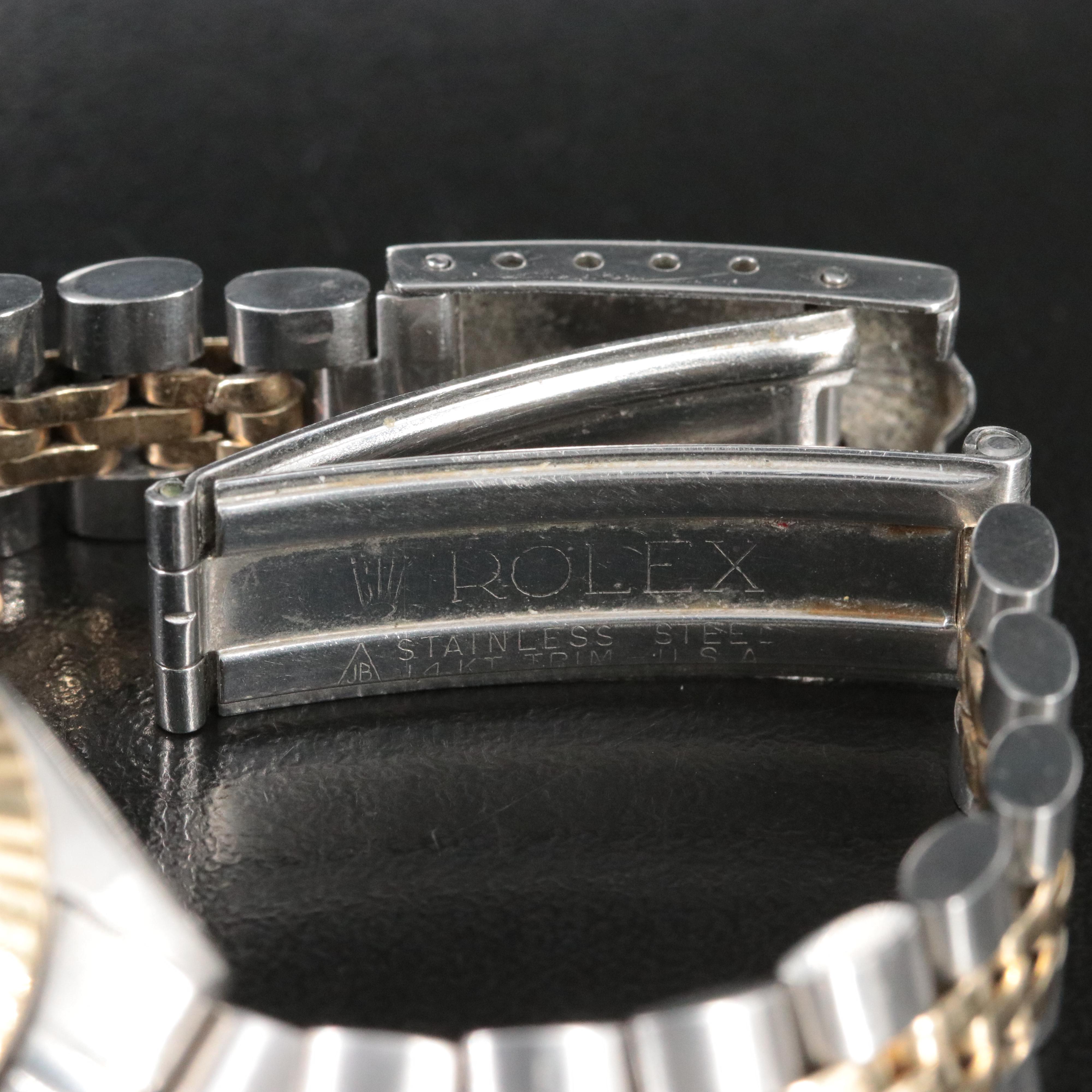 1977 Rolex Datejust Ref. 6917 14K and Stainless Steel Watch