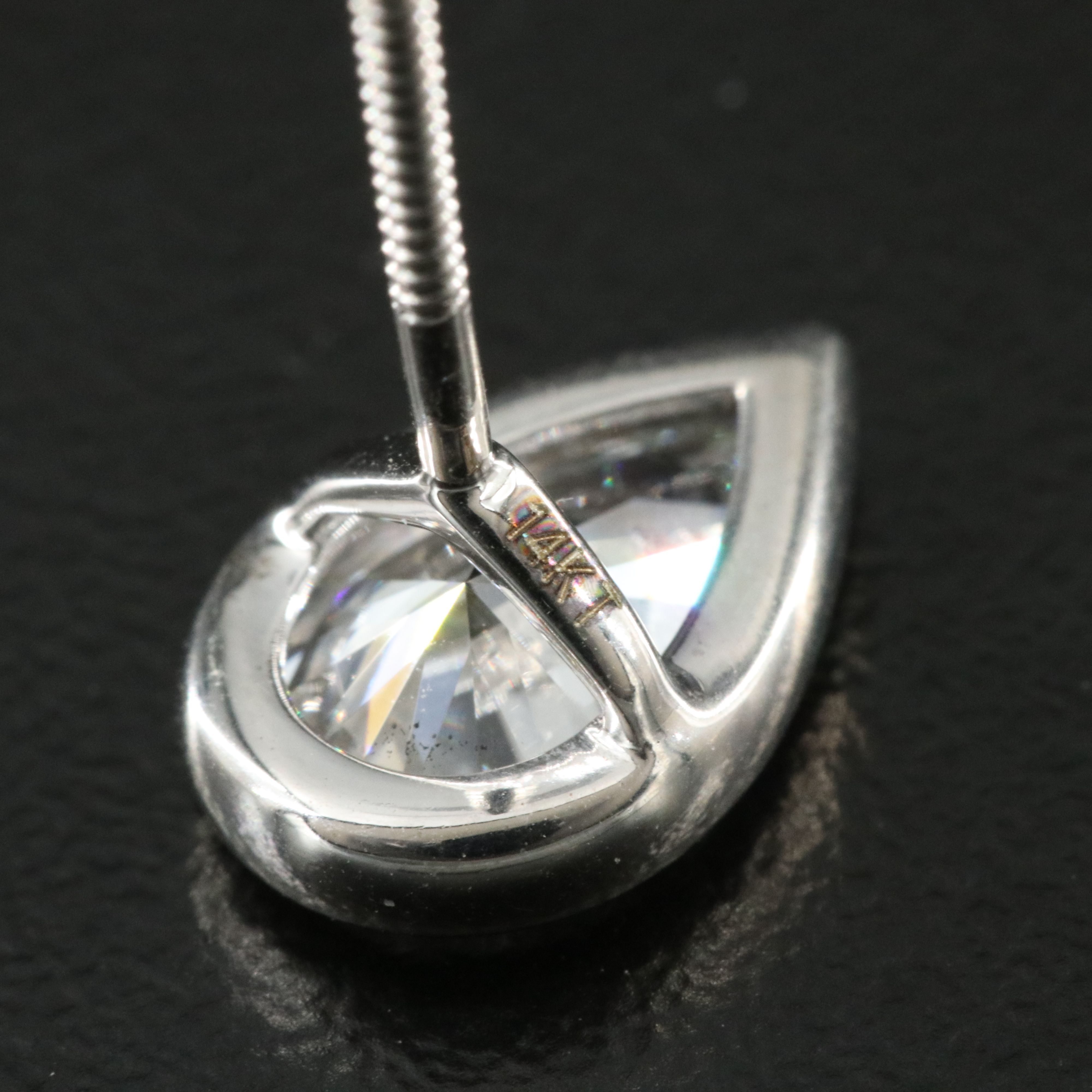 14K 2.68 CTW Lab Grown Diamond Stud Earrings with IGI Reports