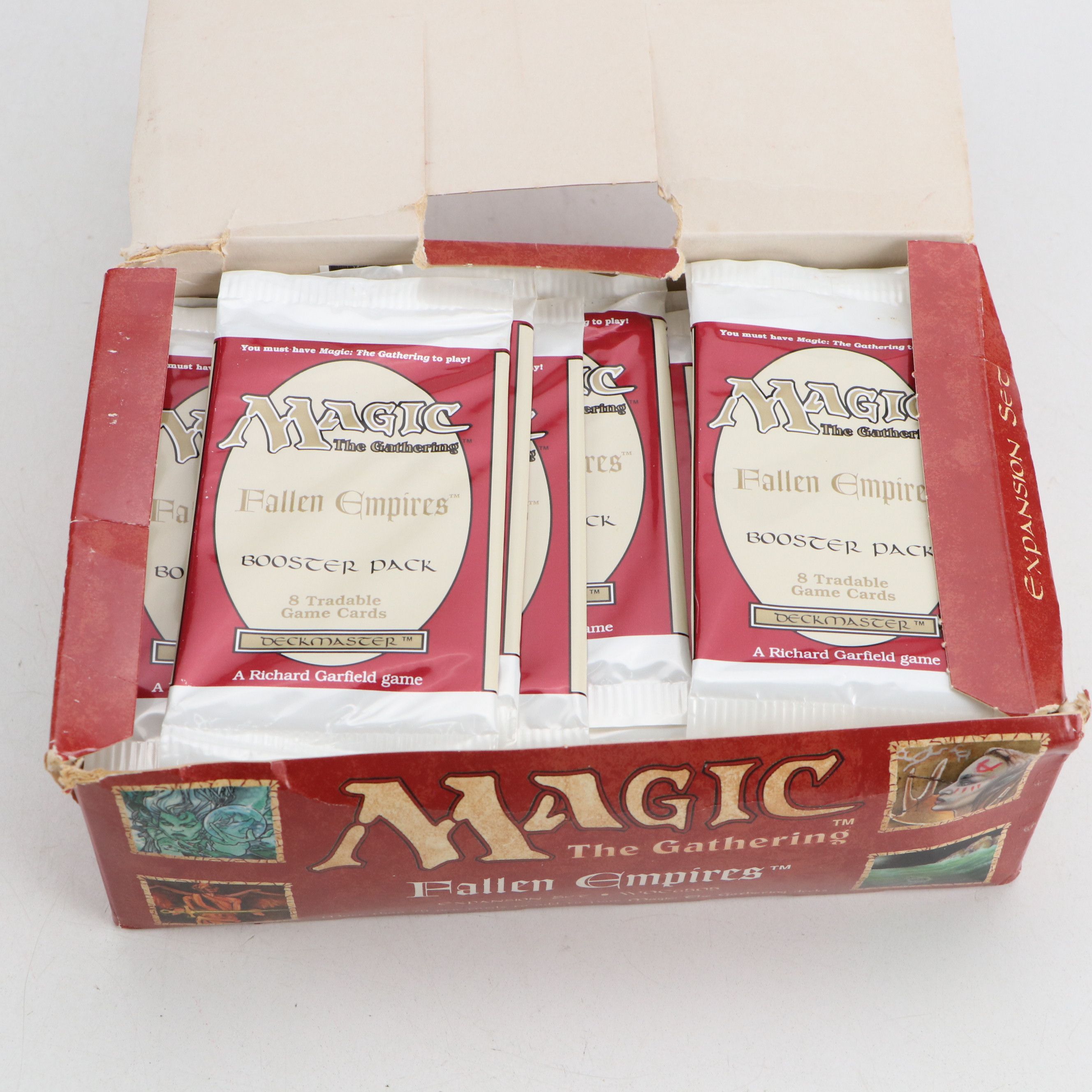 Magic: The Gathering Fallen Empires Sealed Trading Card Packs with Original Box
