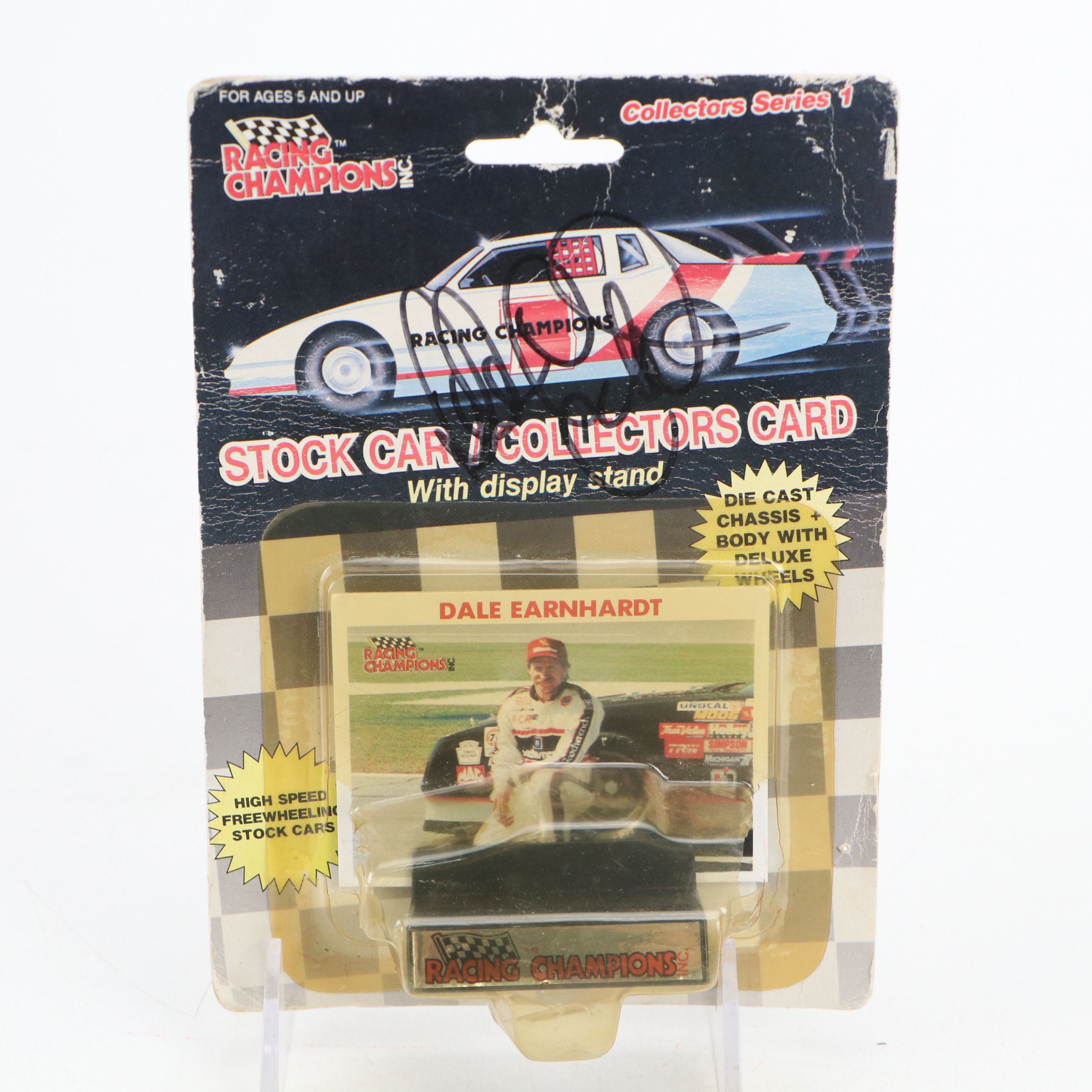Dale Earnhardt Sr. Signed Racing Champions & Revell Diecast Car Packaging, JSA