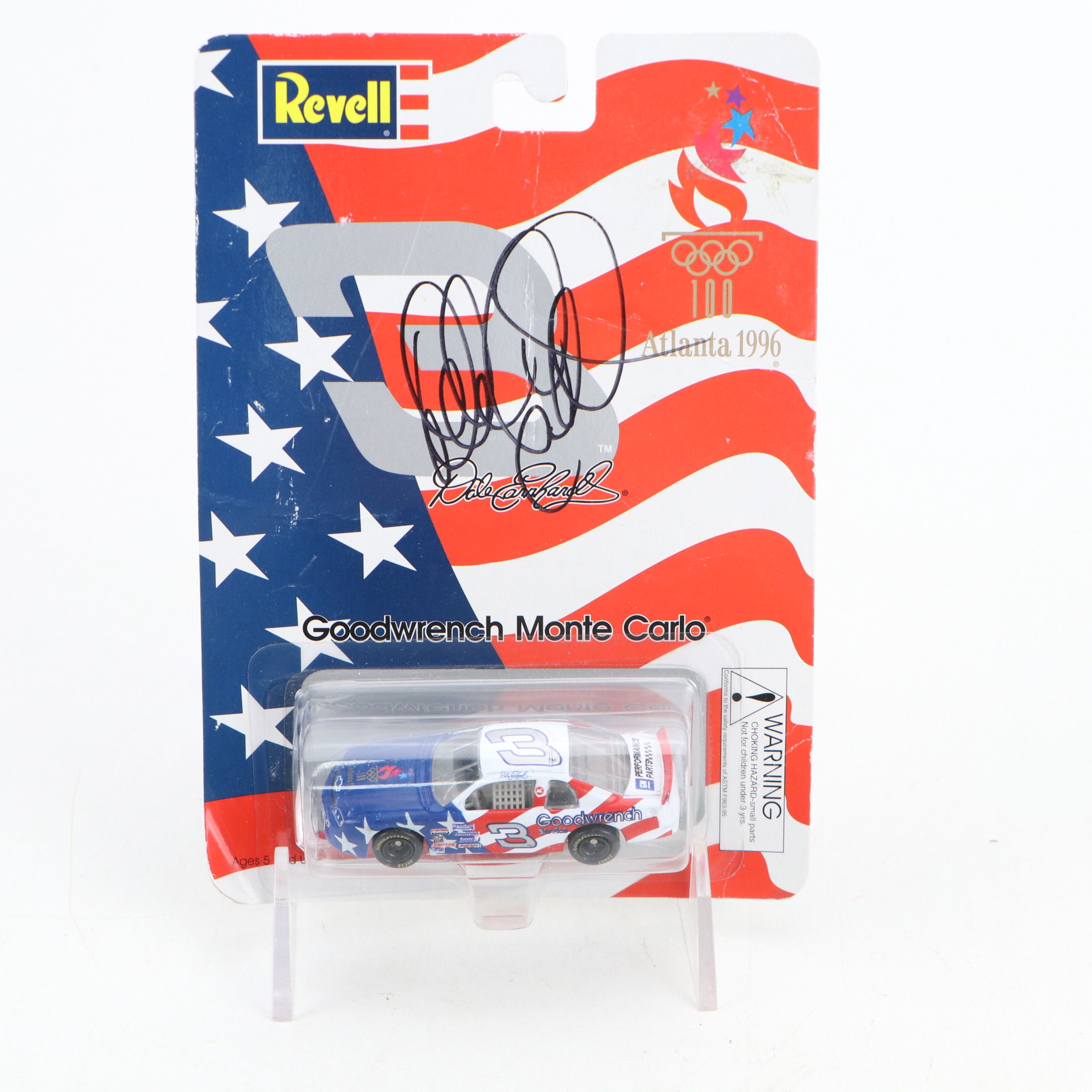 Dale Earnhardt Sr. Signed Racing Champions & Revell Diecast Car Packaging, JSA