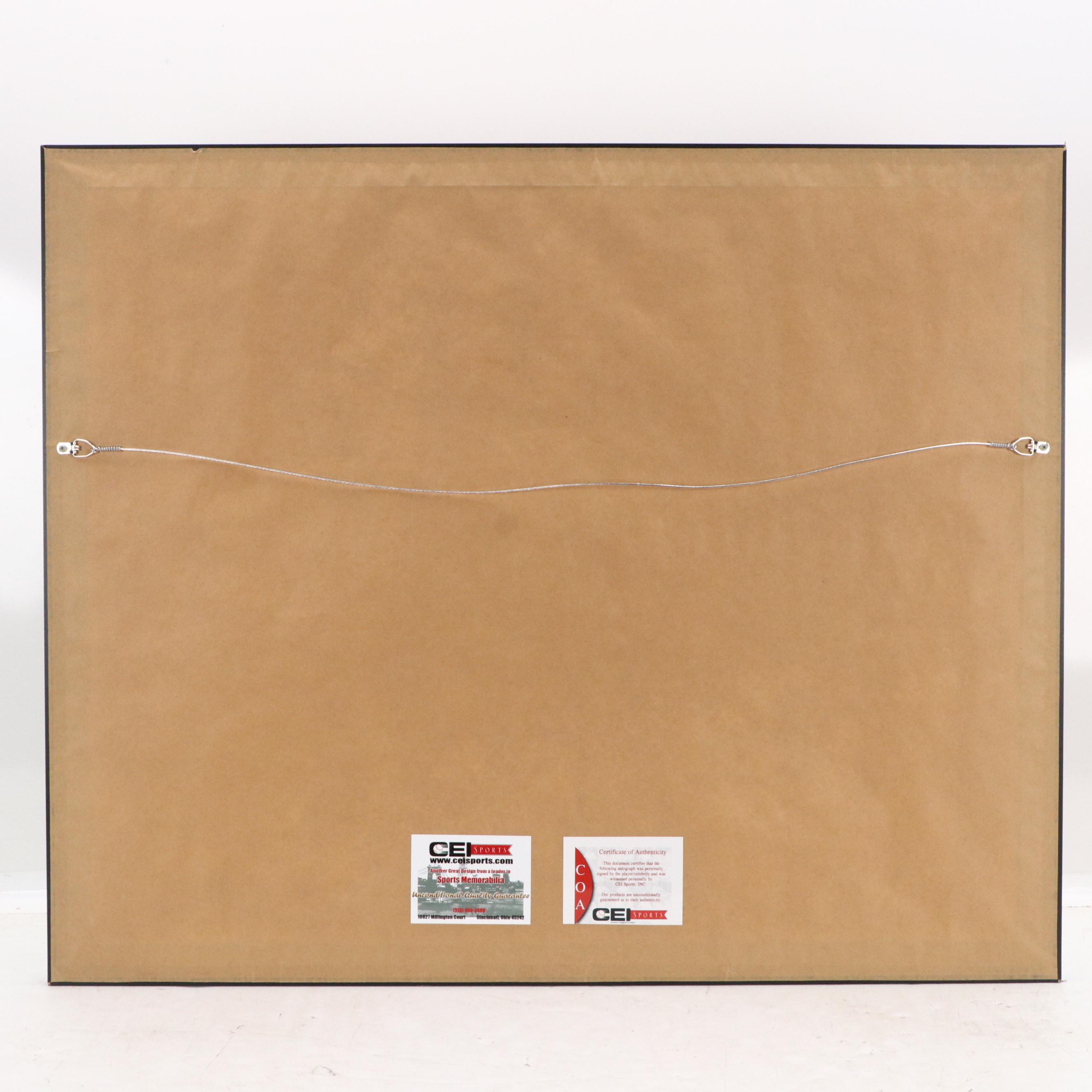 1968 Ohio State Buckeyes Football Team Signed Print with Jack Tatum and More