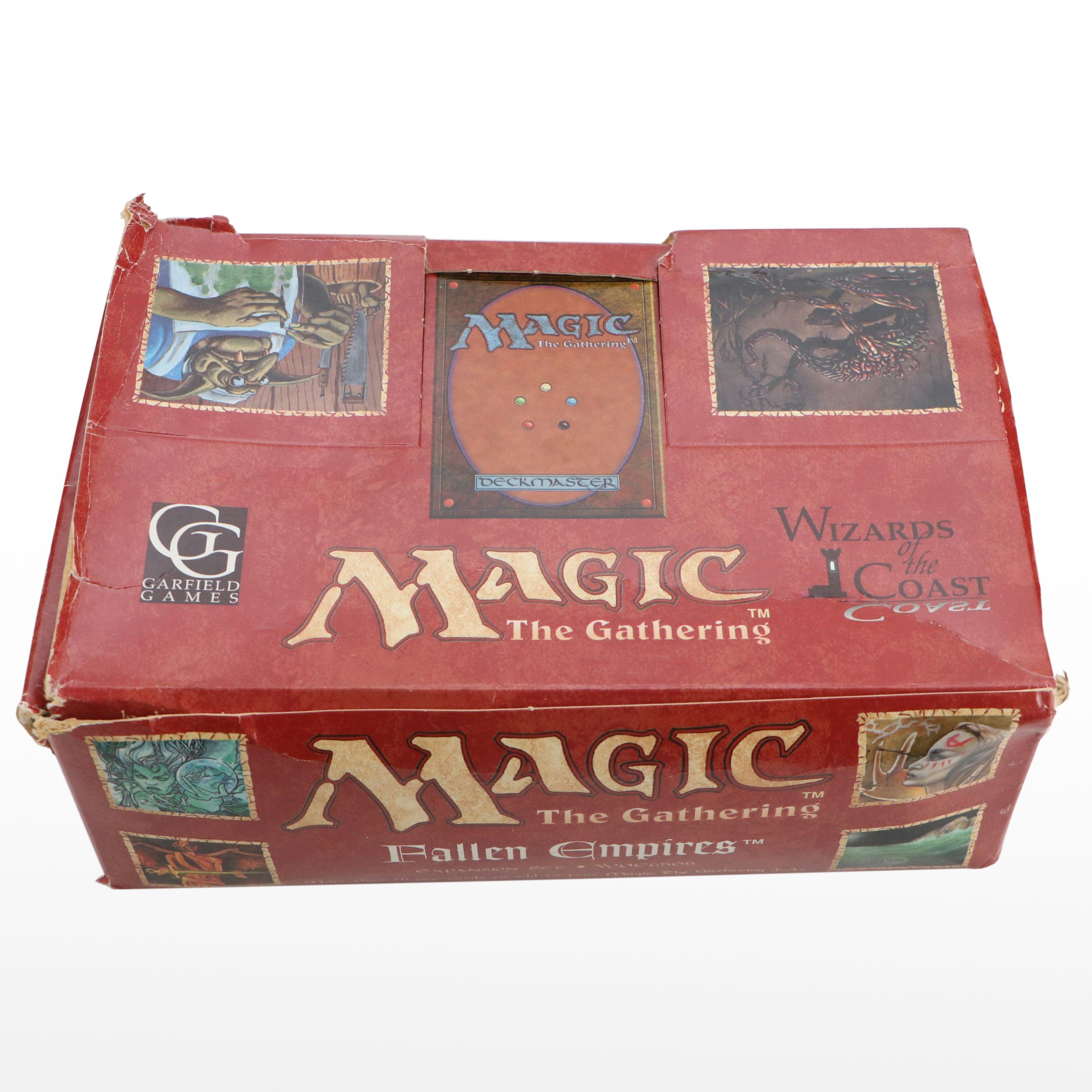 Magic: The Gathering Fallen Empires Sealed Trading Card Packs with Original Box