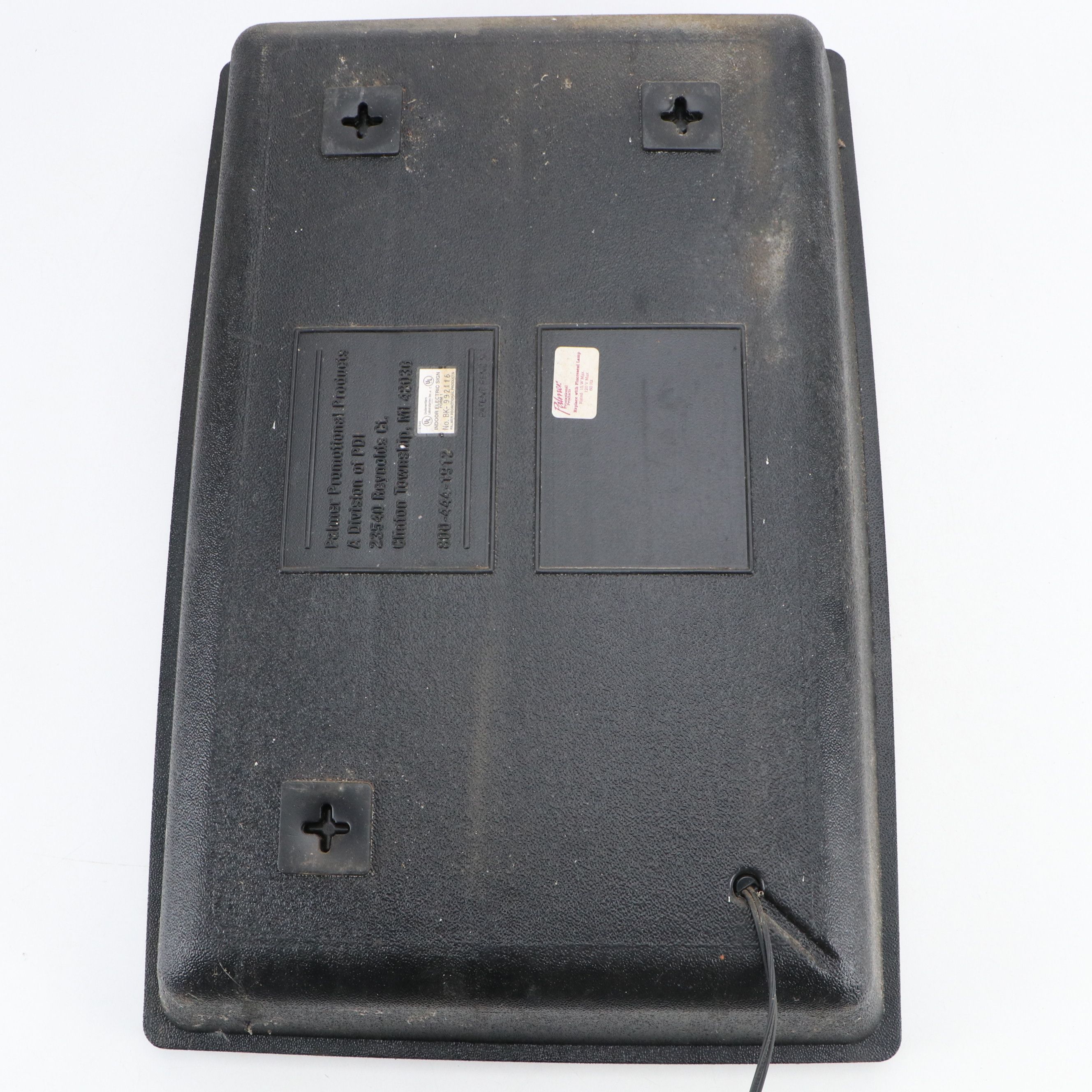 Hoosier Lottery "Play Here!" Illuminated Advertising Sign