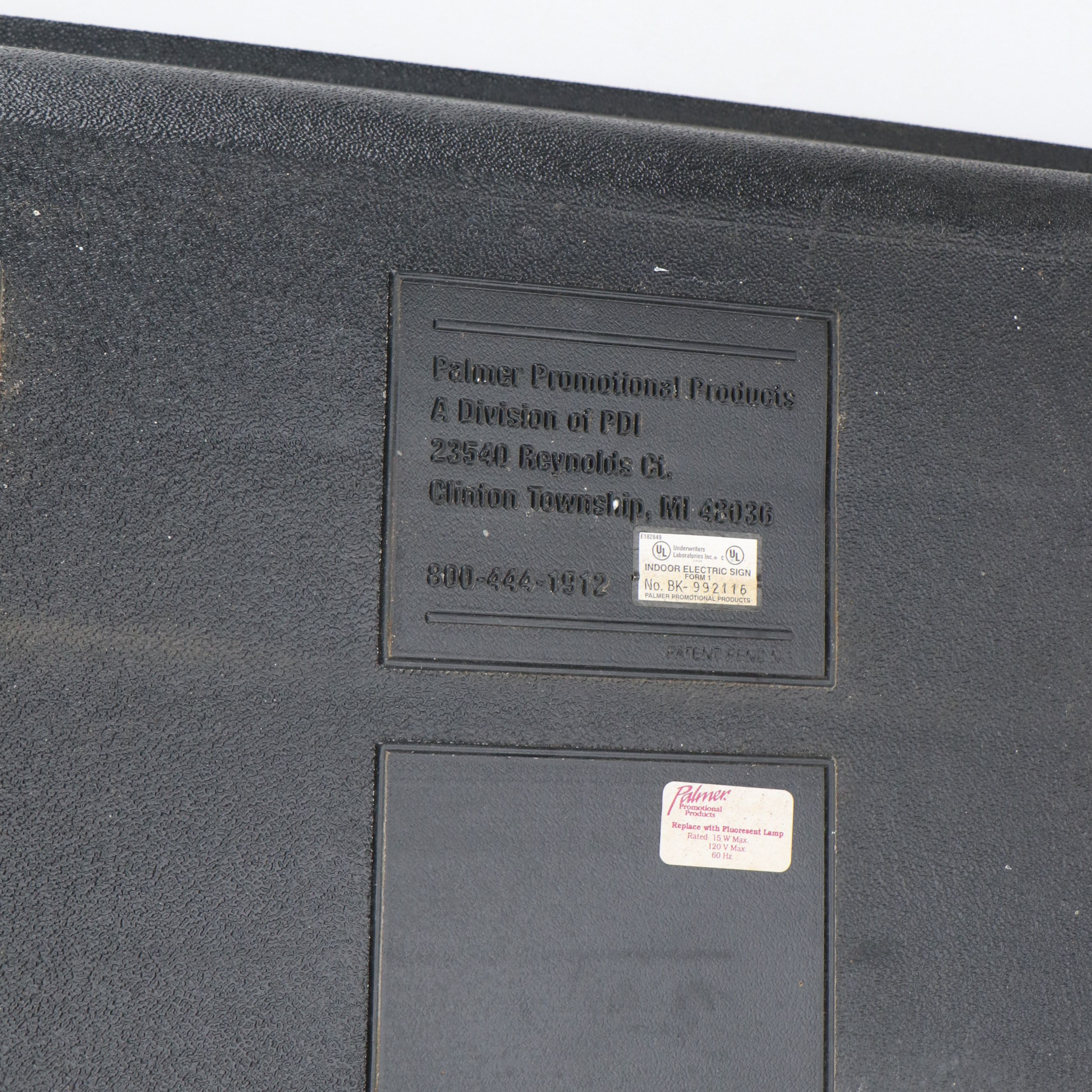 Hoosier Lottery "Play Here!" Illuminated Advertising Sign