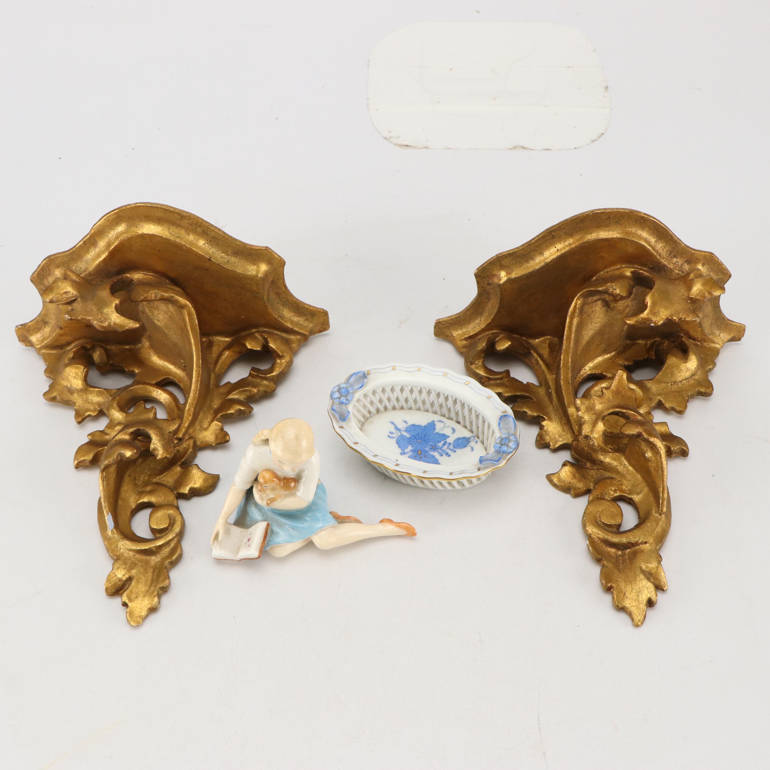 Herend Porcelain "Chinese Bouquet Blue," Royal Doulton "My Pet" and More