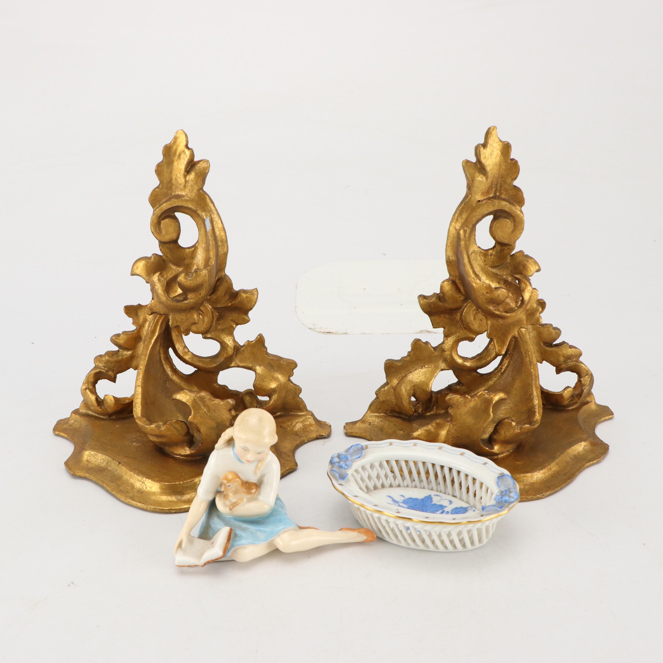 Herend Porcelain "Chinese Bouquet Blue," Royal Doulton "My Pet" and More