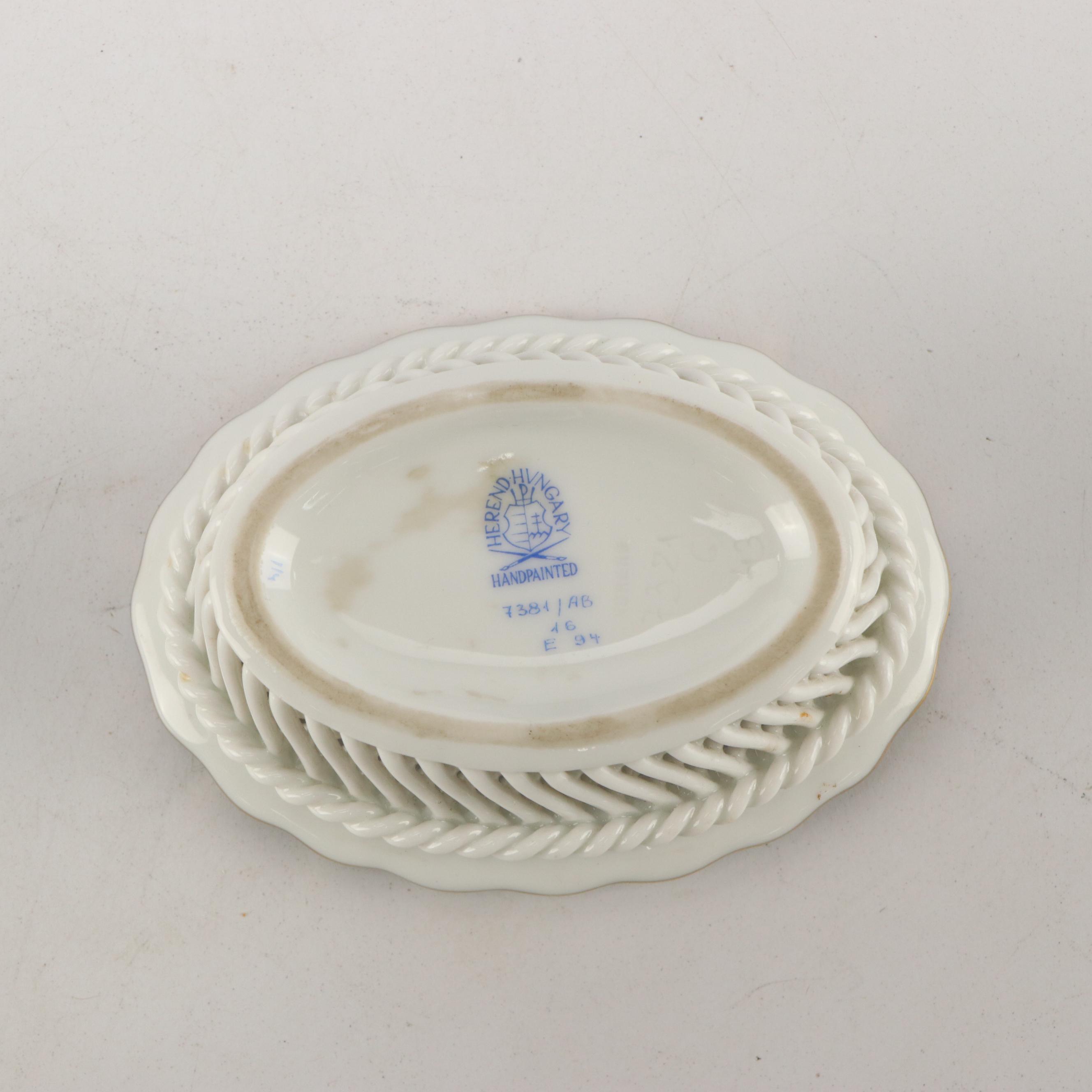 Herend Porcelain "Chinese Bouquet Blue," Royal Doulton "My Pet" and More