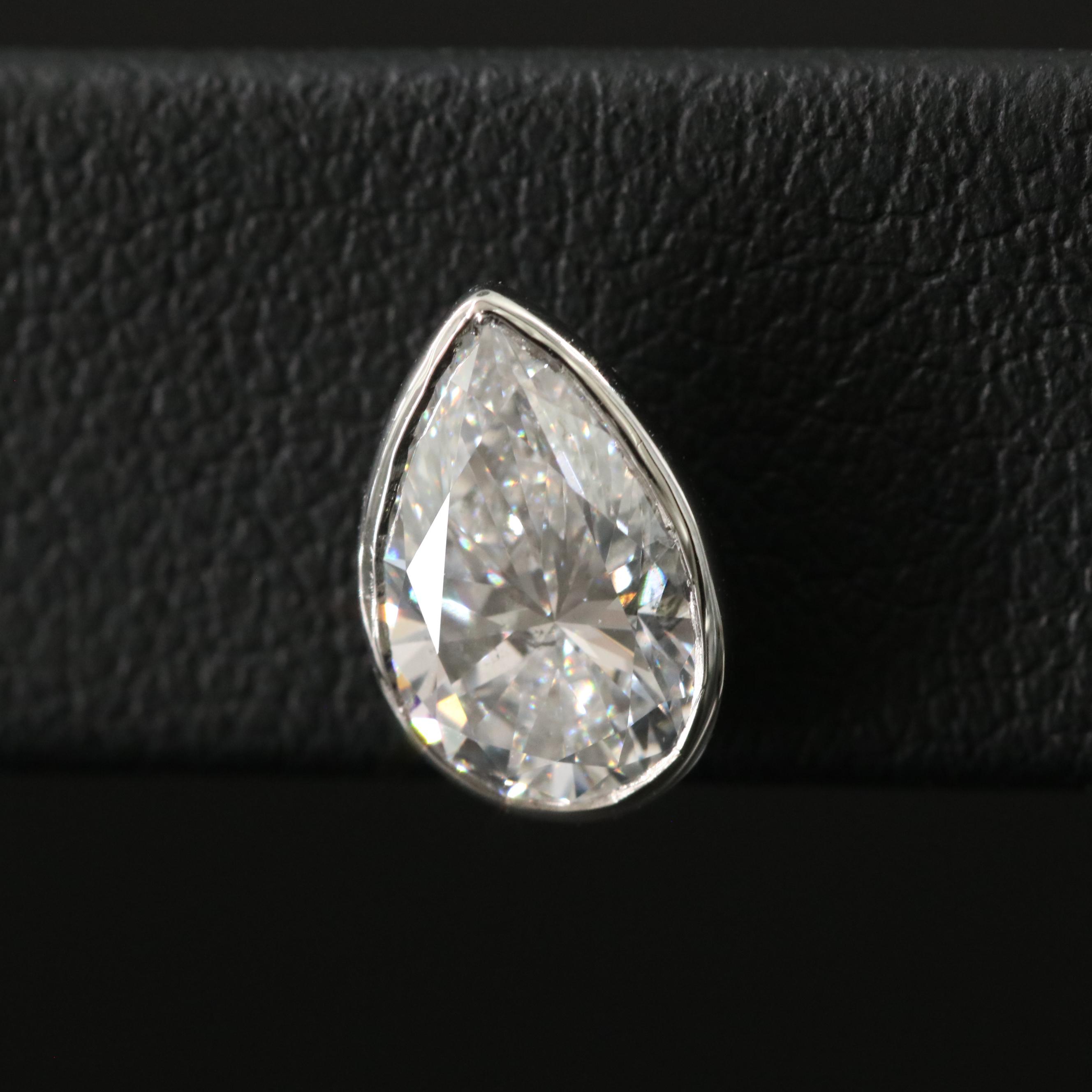 Platinum 2.08 CTW Lab Grown Diamond Stud Earrings with IGI Reports