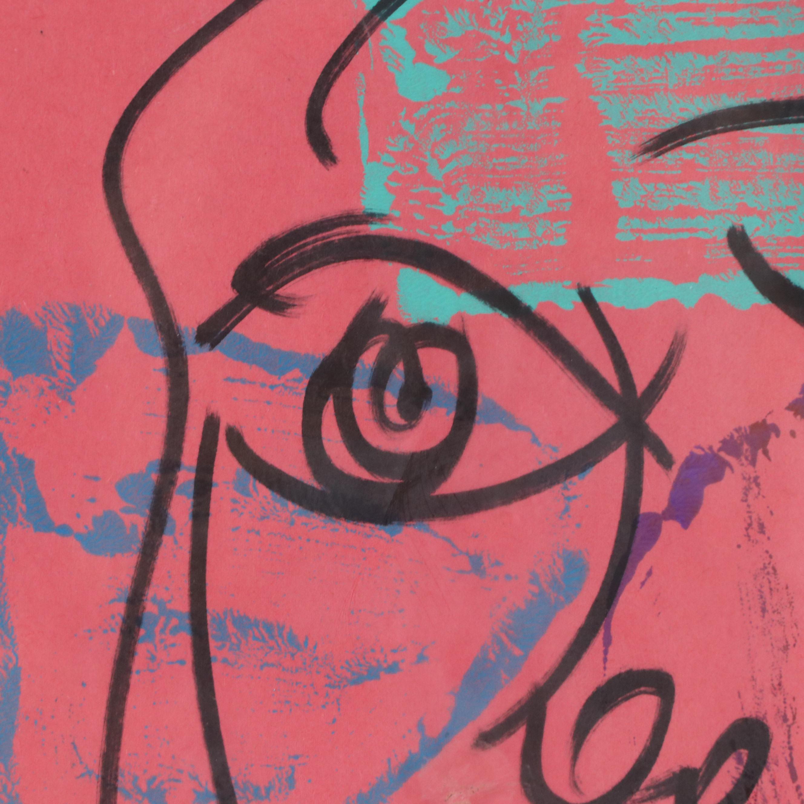 Peter Keil Stylized Acrylic Portrait