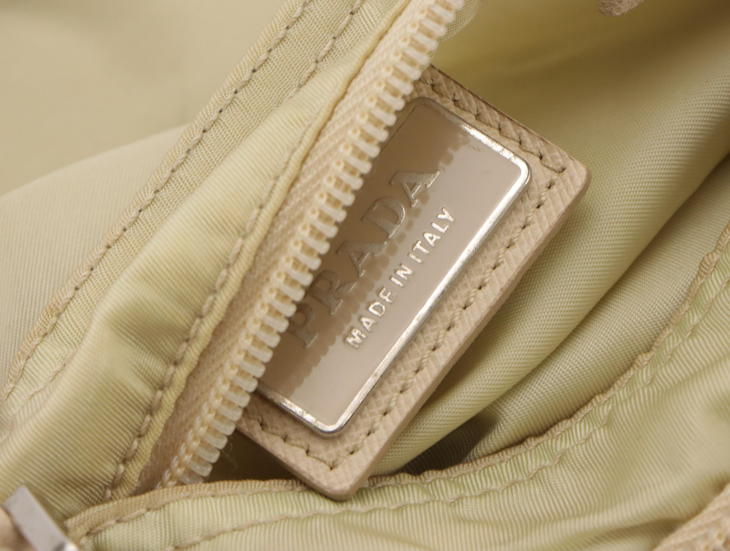 Prada Small Flat Crossbody Bag in Tessuto Nylon