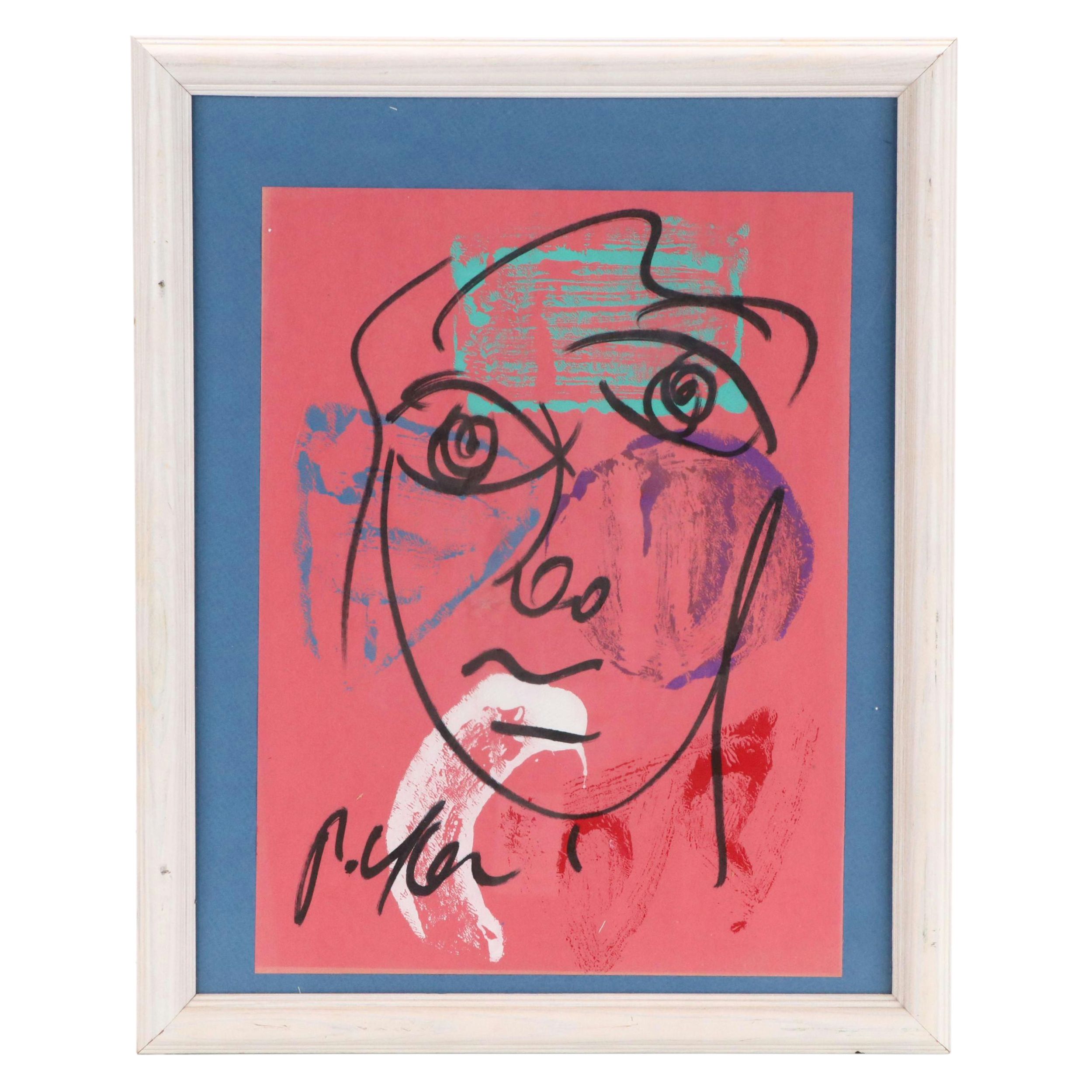 Peter Keil Stylized Acrylic Portrait