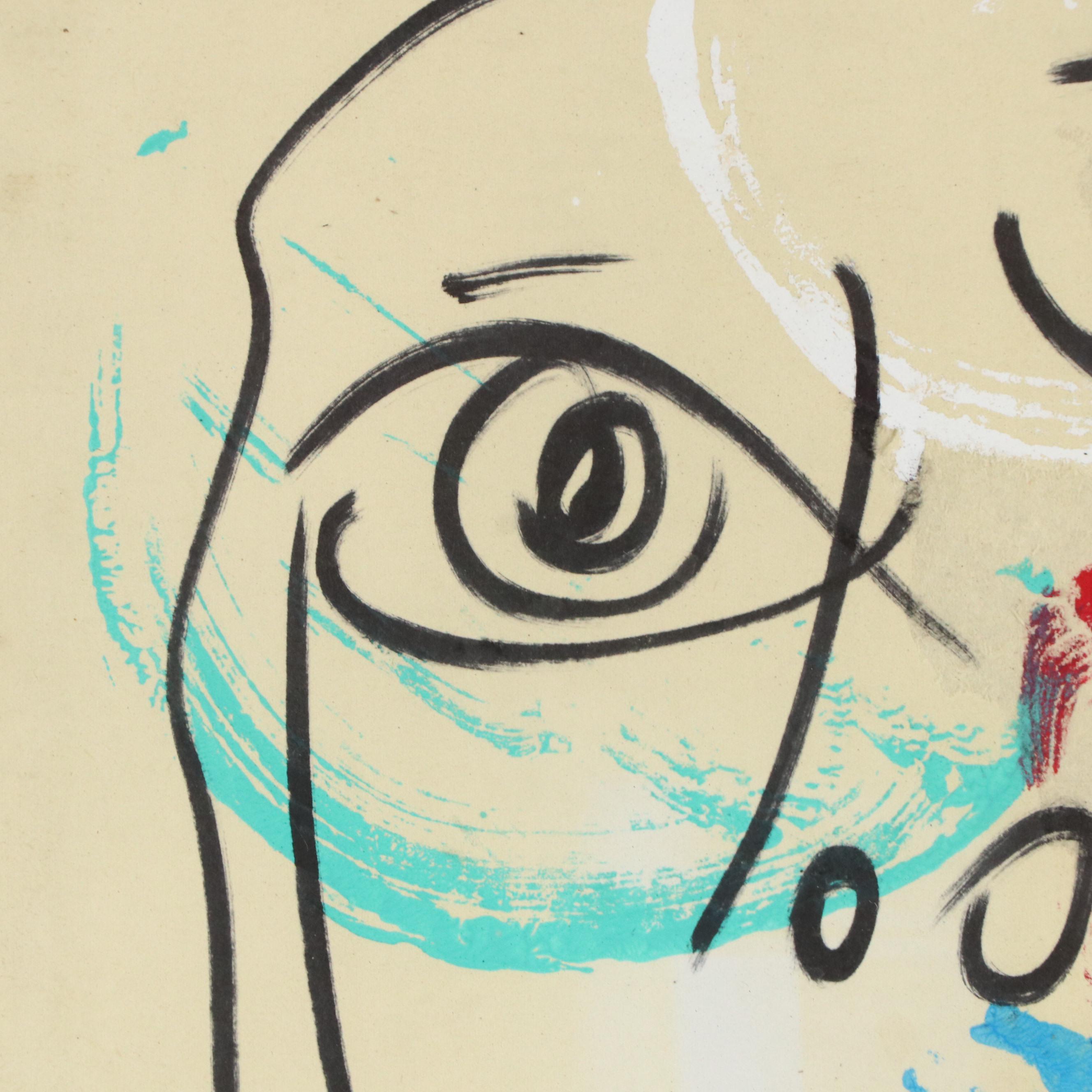 Peter Keil Stylized Acrylic Portrait