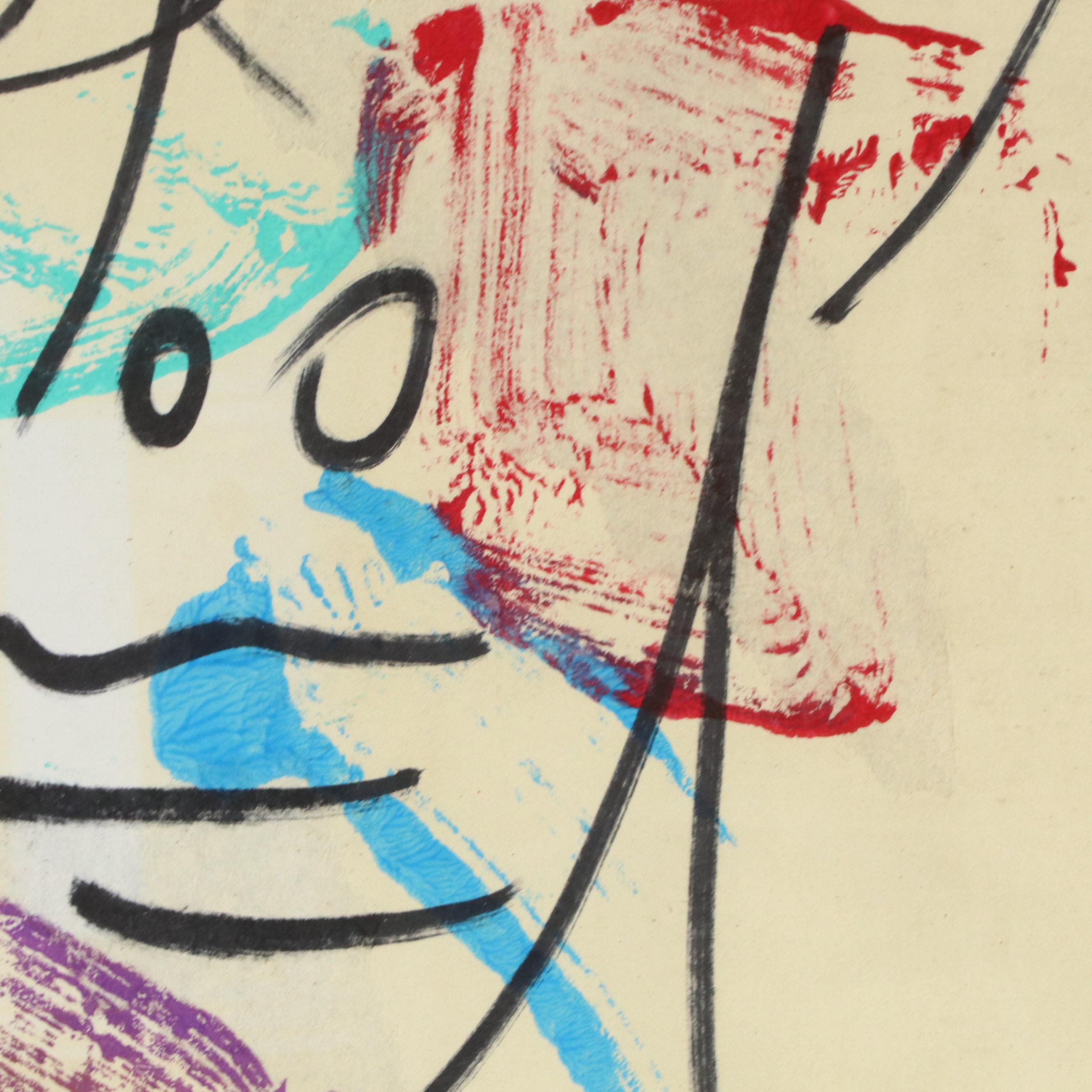 Peter Keil Stylized Acrylic Portrait