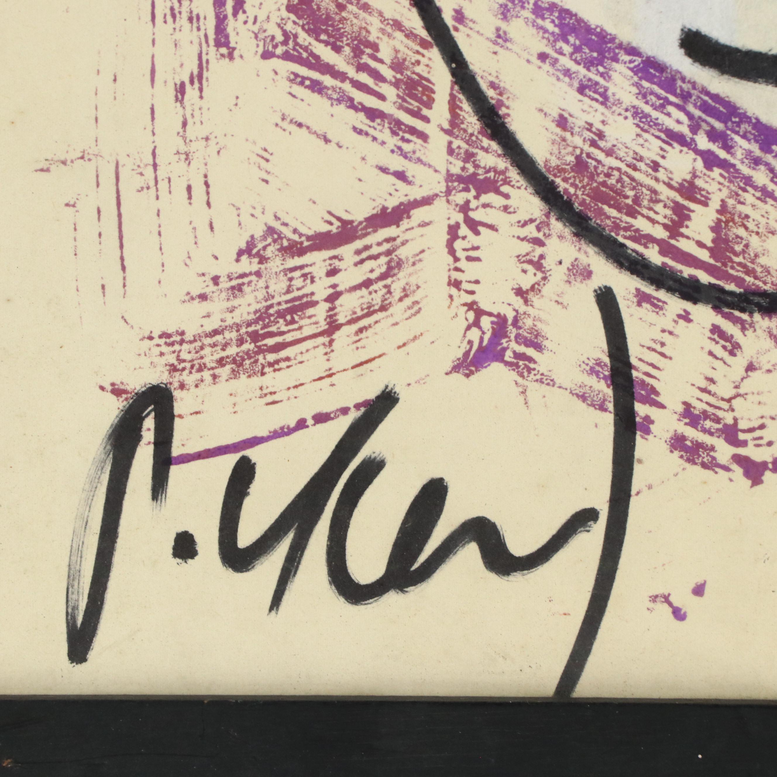 Peter Keil Stylized Acrylic Portrait