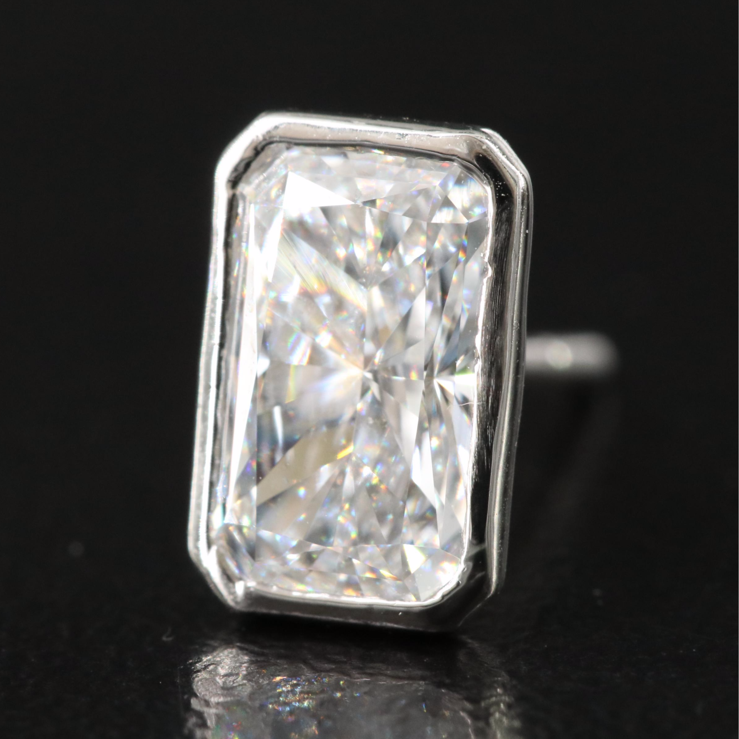 Platinum 3.31 CTW Lab Grown Diamond Stud Earrings with IGI Reports