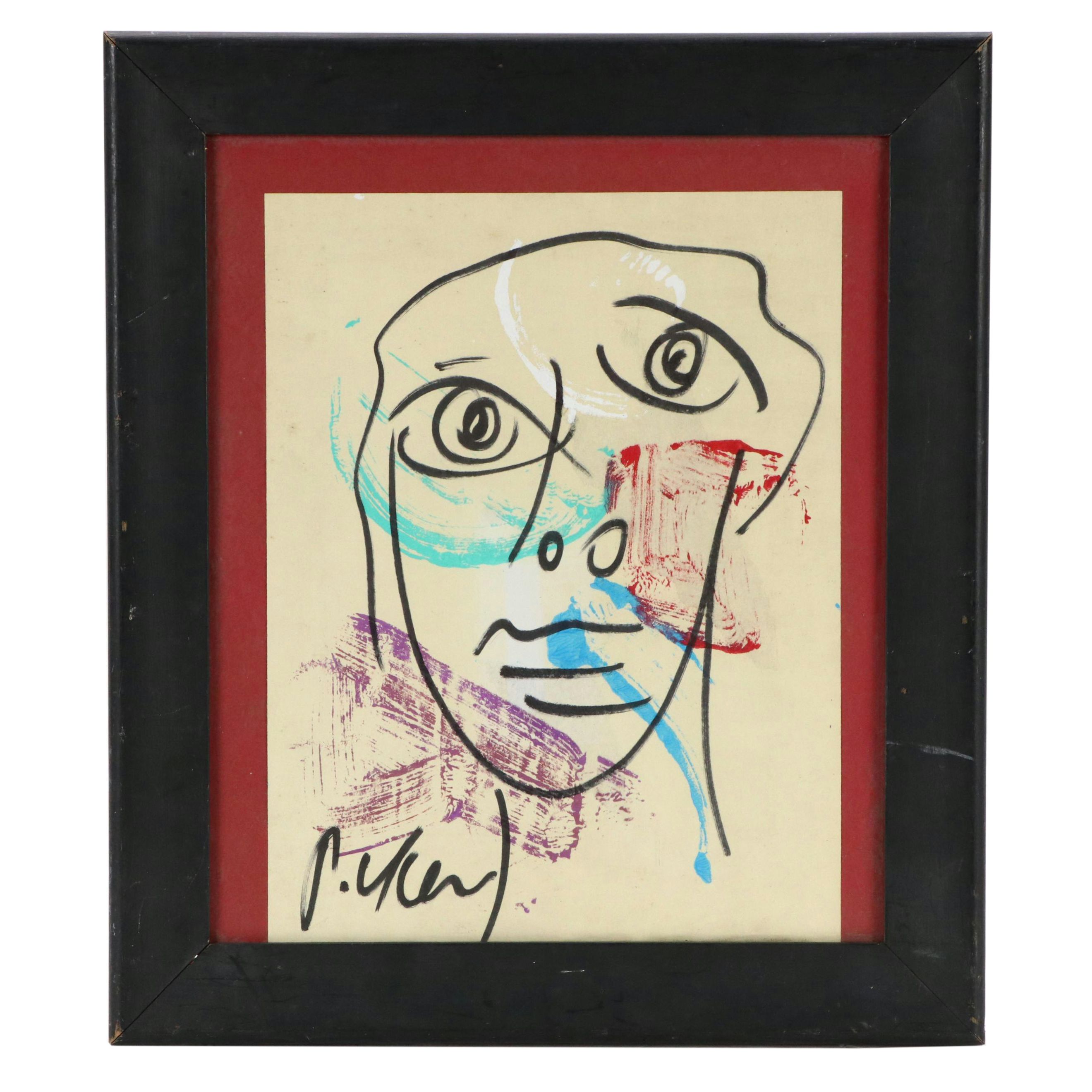 Peter Keil Stylized Acrylic Portrait