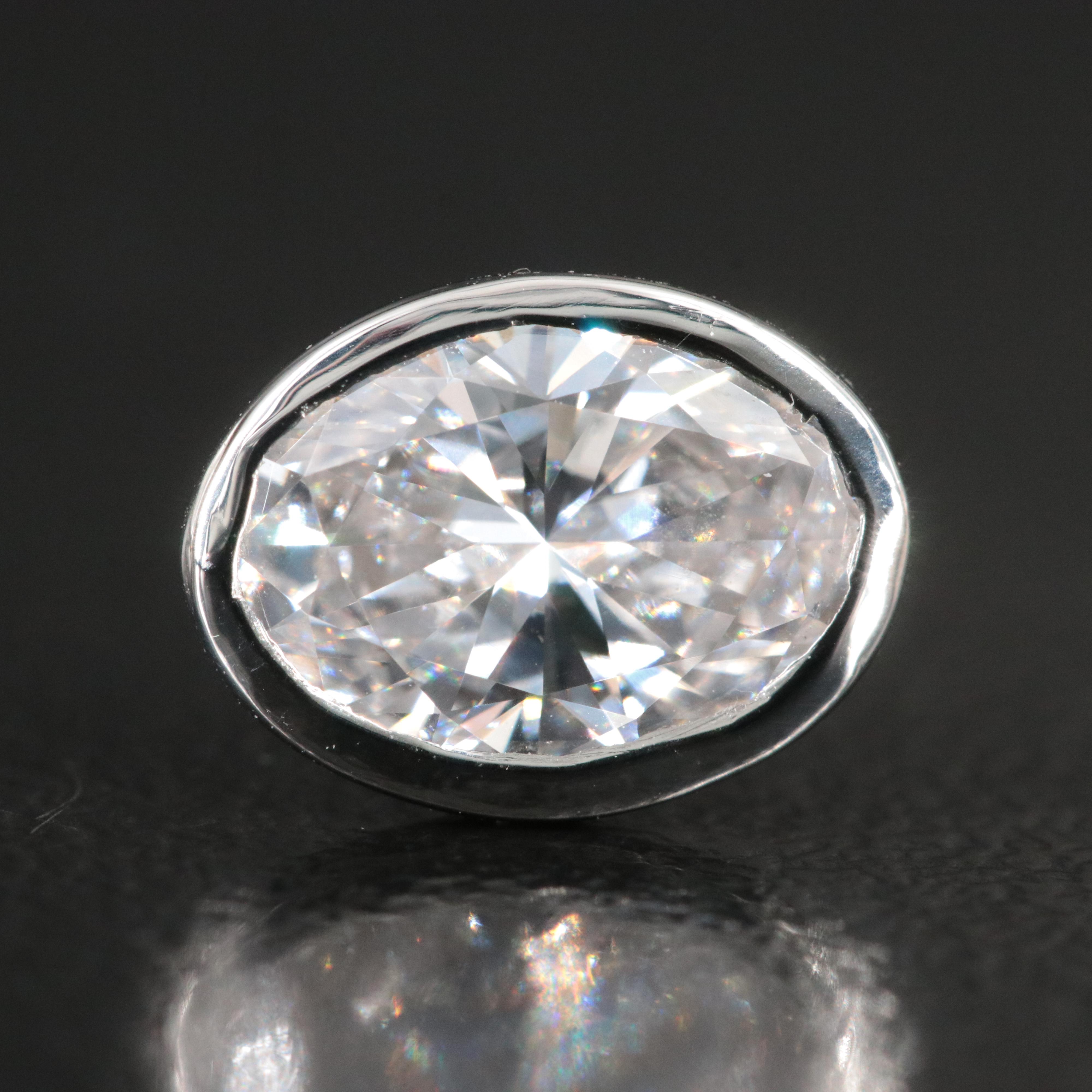 Platinum 2.24 CTW Lab Grown Diamond Stud Earrings with IGI Reports