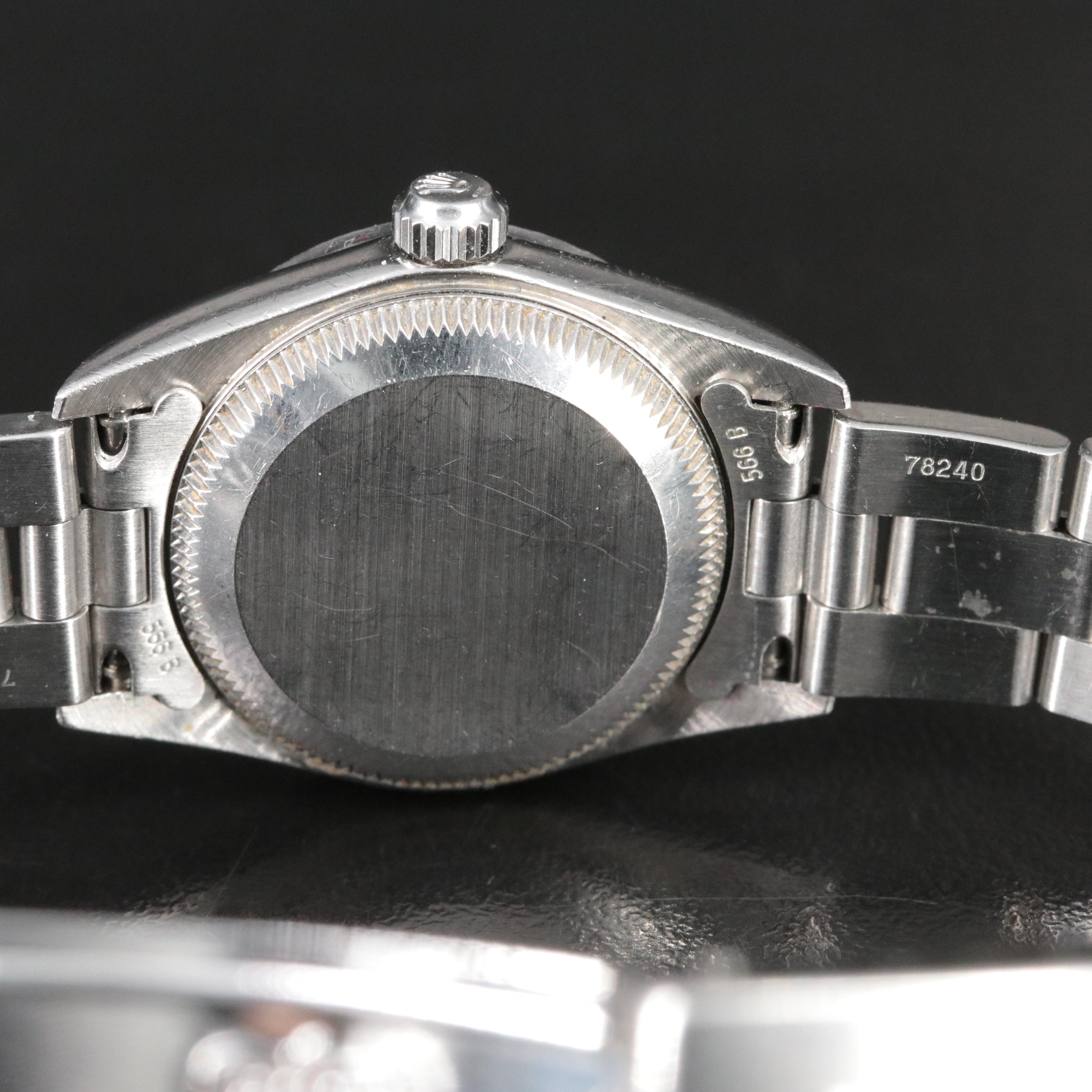 2001 Rolex Custom Diamond Dial and Bezel Oyster Perpetual 76030 Watch